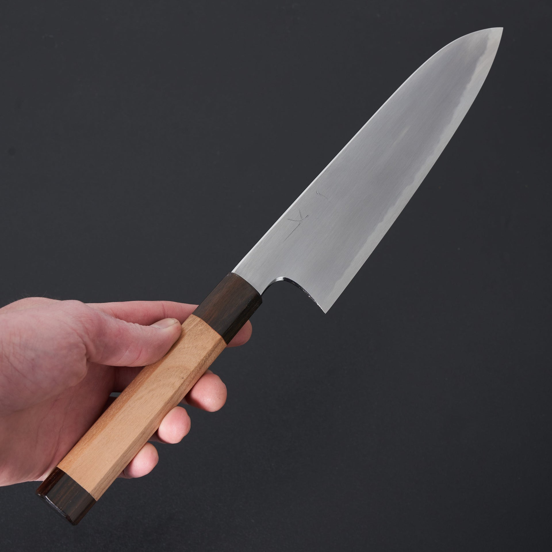 Hitohira Gorobei Rikichi Blue #2 Kasumi Gyuto 210mm Cherry Wood Handle-Knife-Hitohira-Carbon Knife Co