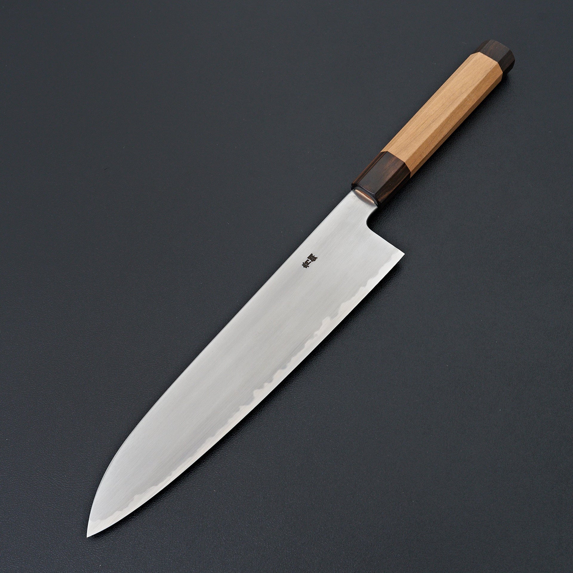 Hitohira Gorobei Rikichi Blue #2 Kasumi Gyuto 240mm Cherry Wood Handle-Knife-Hitohira-Carbon Knife Co