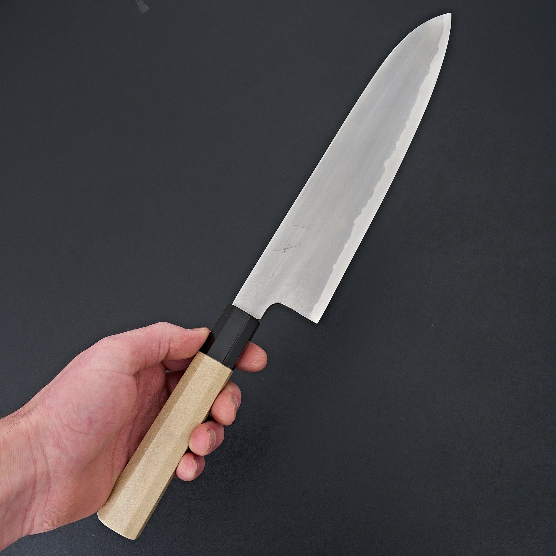 Hitohira Gorobei Rikichi Blue #2 Kasumi Gyuto 240mm Ho Wood Handle-Knife-Hitohira-Carbon Knife Co