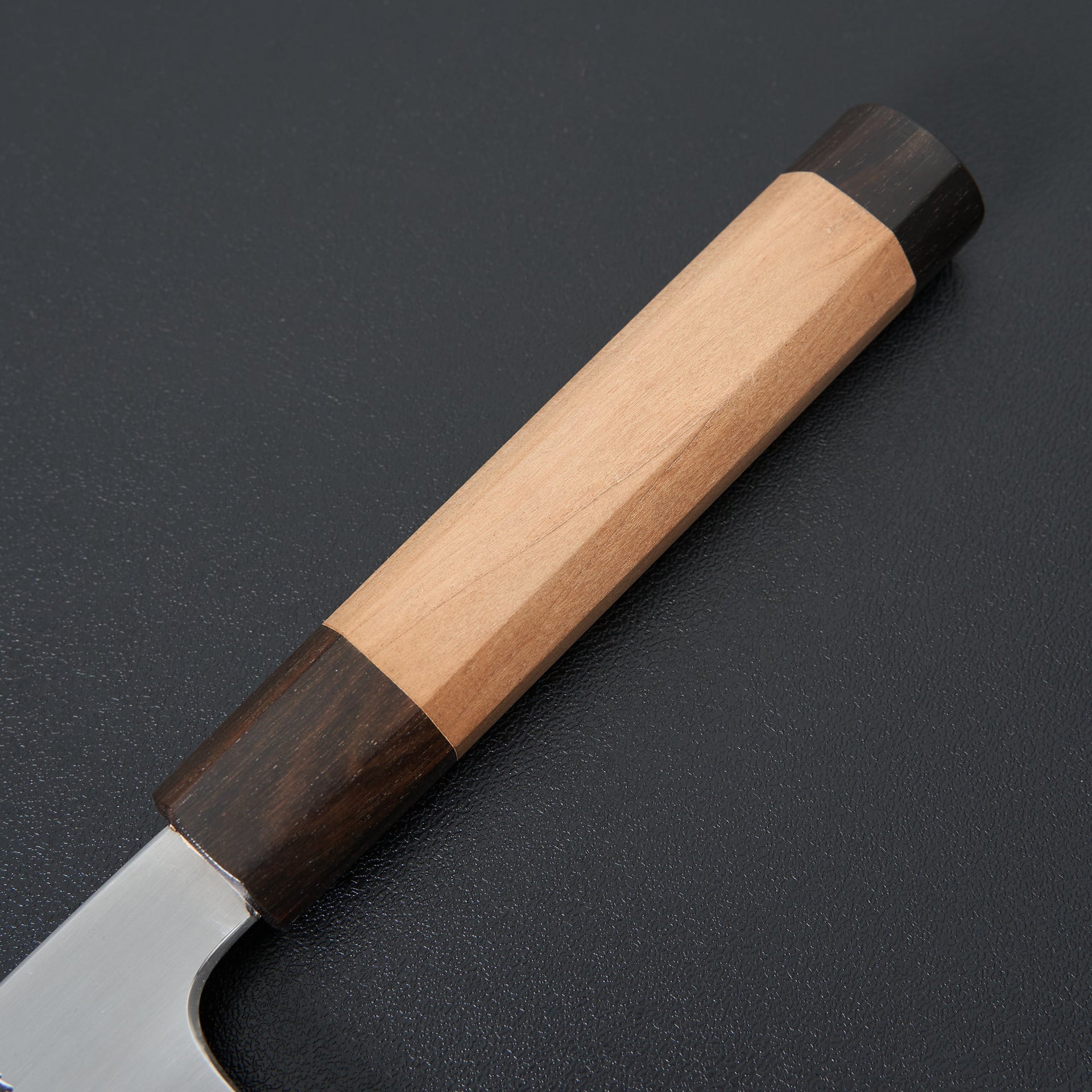 Hitohira Gorobei Rikichi Blue #2 Kasumi Santoku Cherry Wood Handle-Knife-Hitohira-Carbon Knife Co