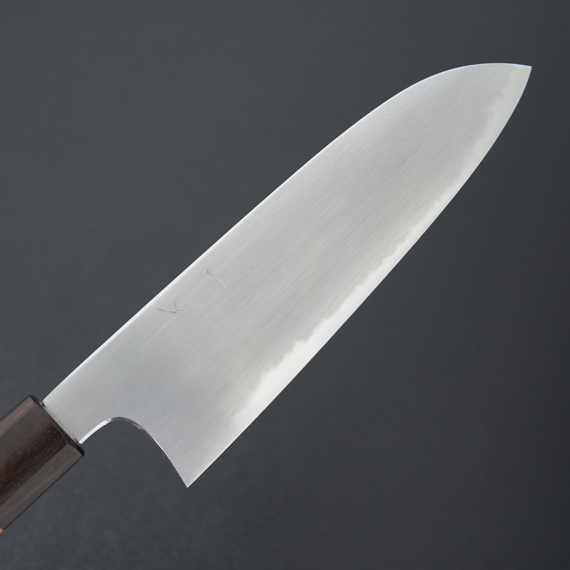 Hitohira Gorobei Rikichi Blue #2 Kasumi Santoku Cherry Wood Handle-Knife-Hitohira-Carbon Knife Co