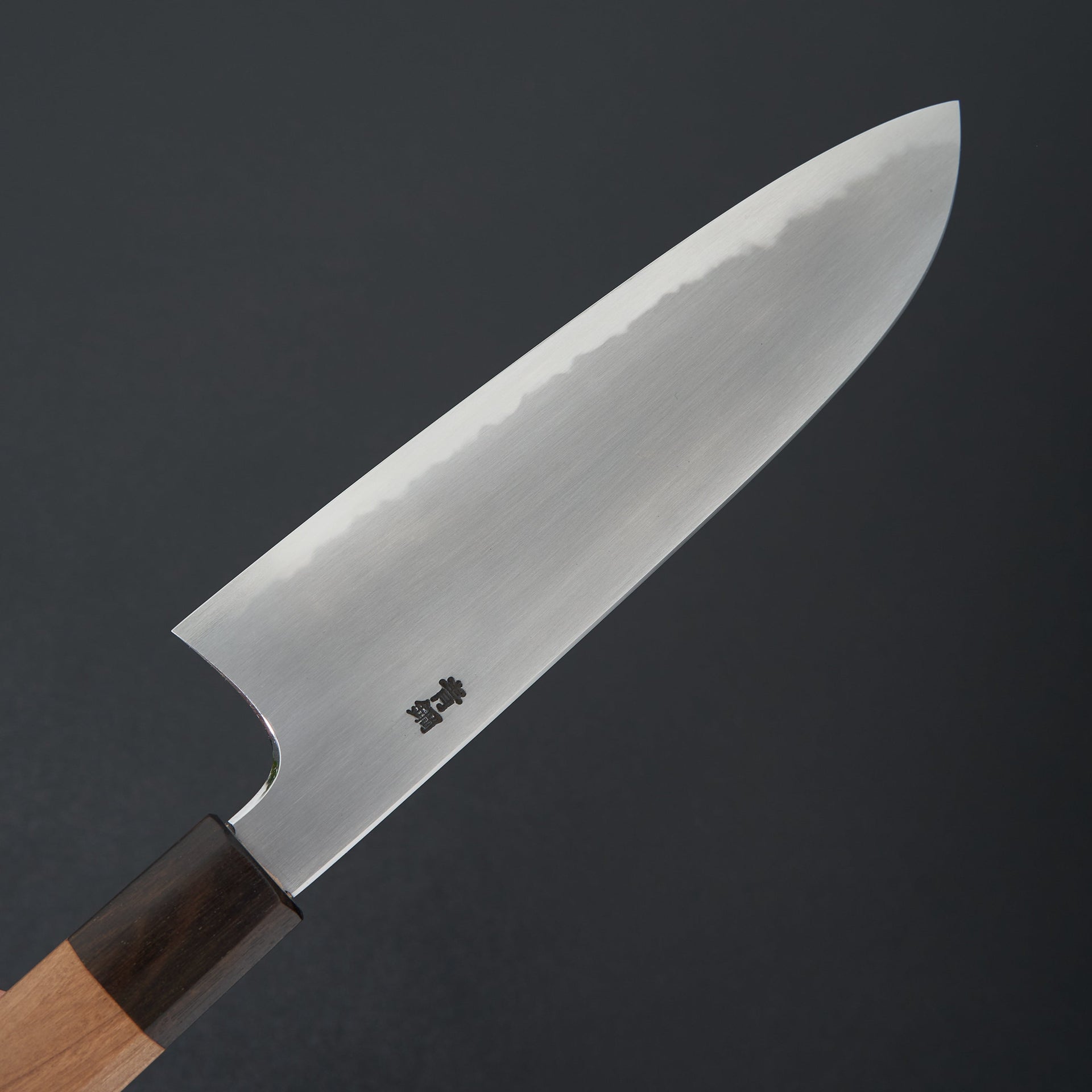 Hitohira Gorobei Rikichi Blue #2 Kasumi Santoku Cherry Wood Handle-Knife-Hitohira-Carbon Knife Co
