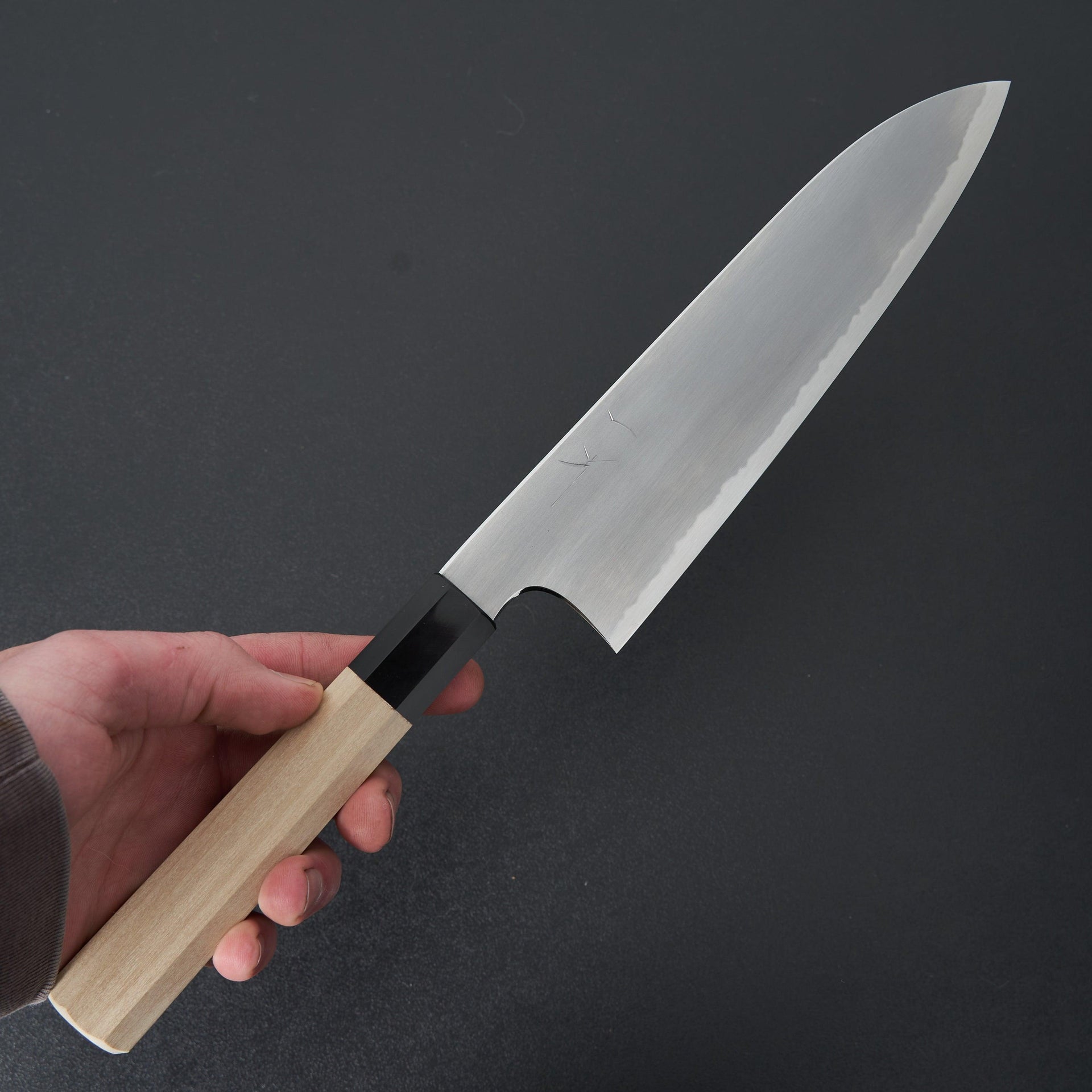Hitohira Gorobei Rikichi White #2 Kasumi Gyuto 210mm Ho Wood Handle-Knife-Hitohira-Carbon Knife Co