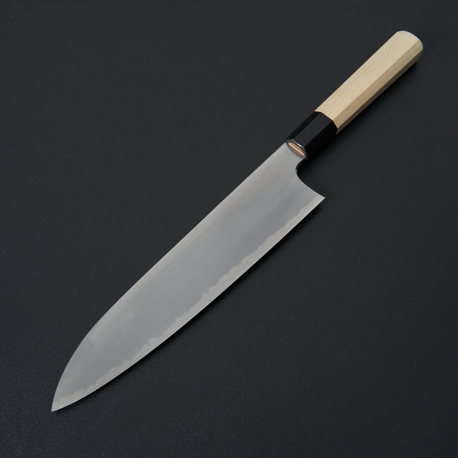 Hitohira Gorobei Rikichi White #2 Kasumi Gyuto 240mm Ho Wood Handle-Knife-Hitohira-Carbon Knife Co