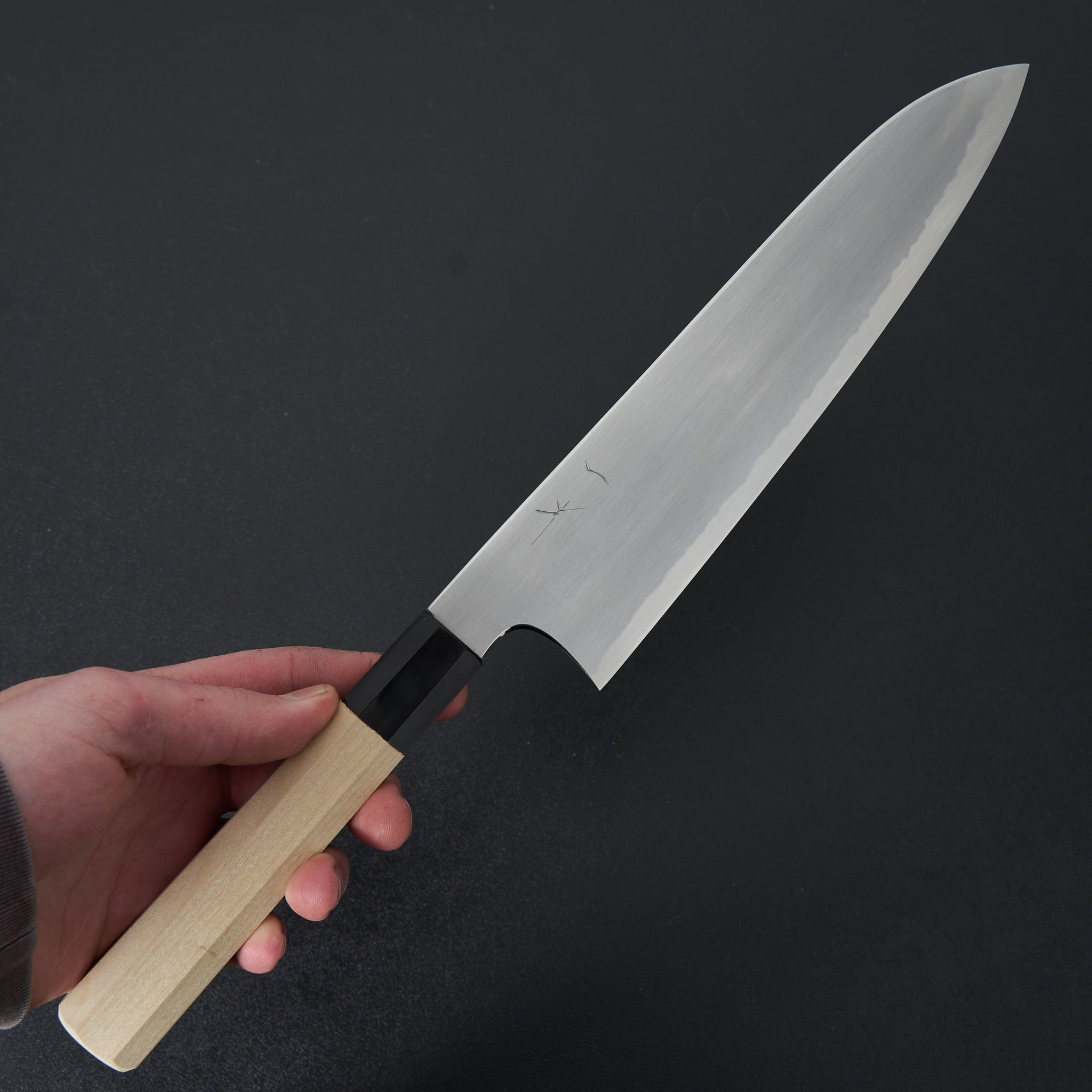 Hitohira Gorobei Rikichi White #2 Kasumi Gyuto 240mm Ho Wood Handle-Knife-Hitohira-Carbon Knife Co