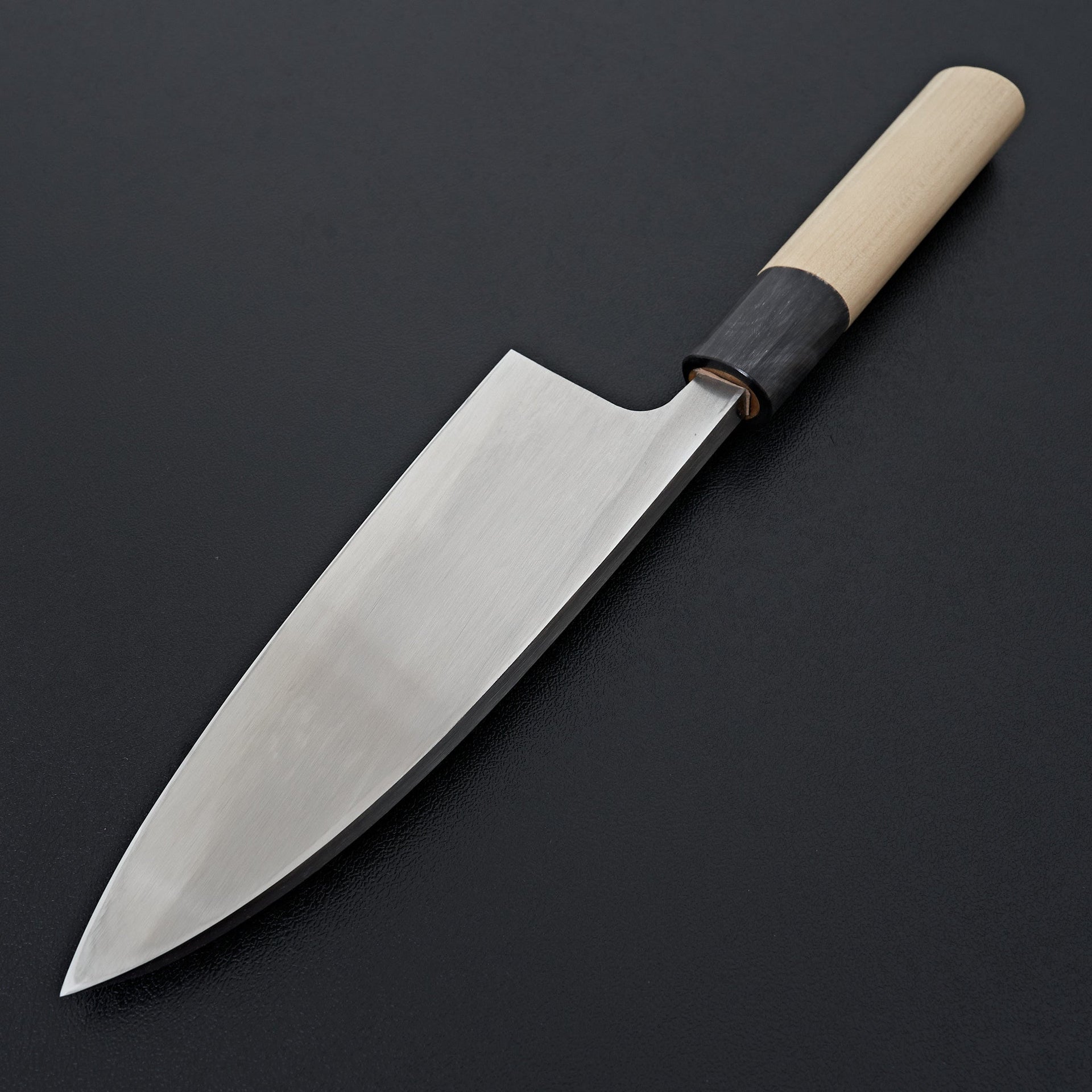 Hitohira Gorobei White #3 Left-Handed Deba 150mm Ho Wood Handle (D-Shape)-Knife-Hitohira-Carbon Knife Co