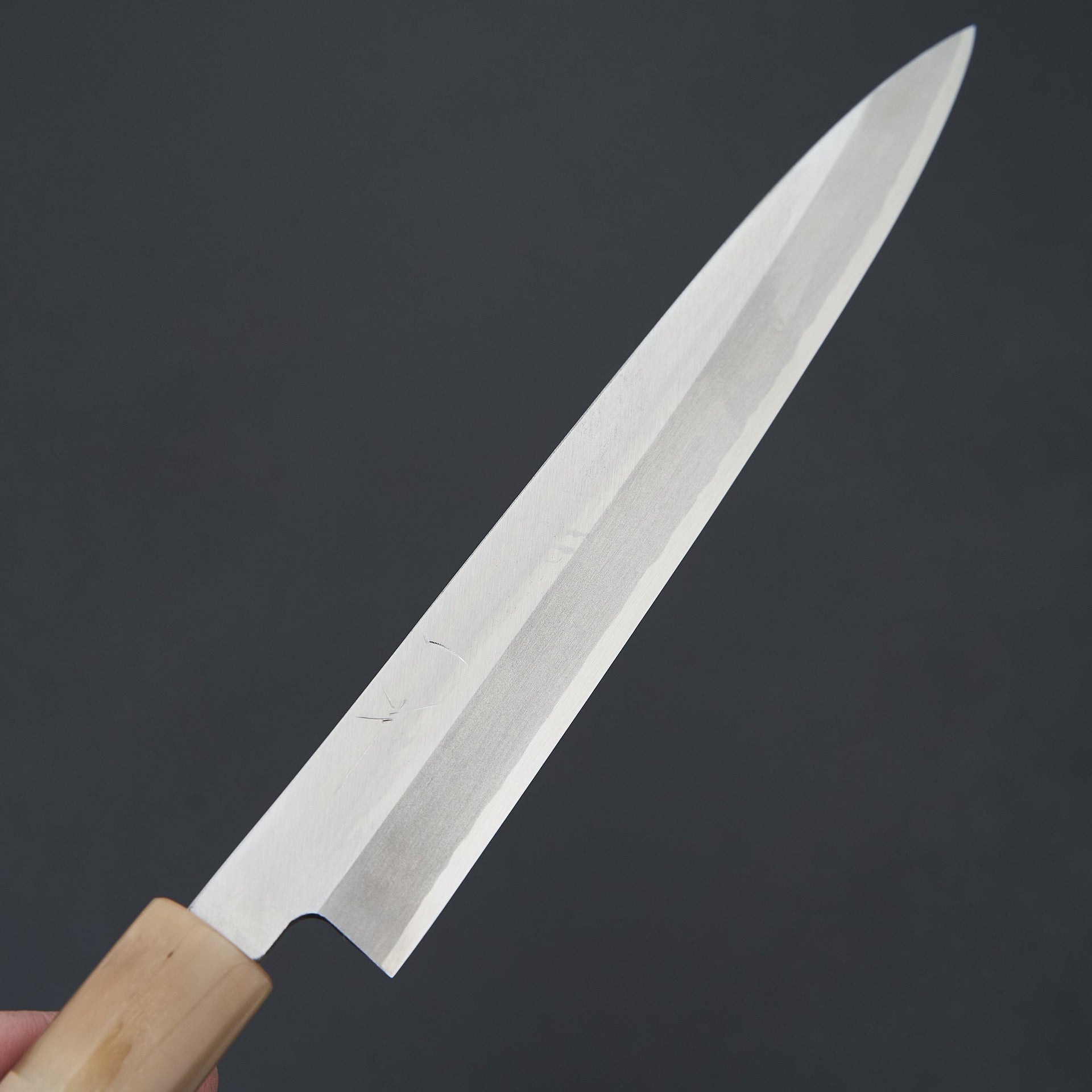 Hitohira Gorobei White #3 Yanagiba 210mm Ho Wood Handle-Knife-Hitohira-Carbon Knife Co