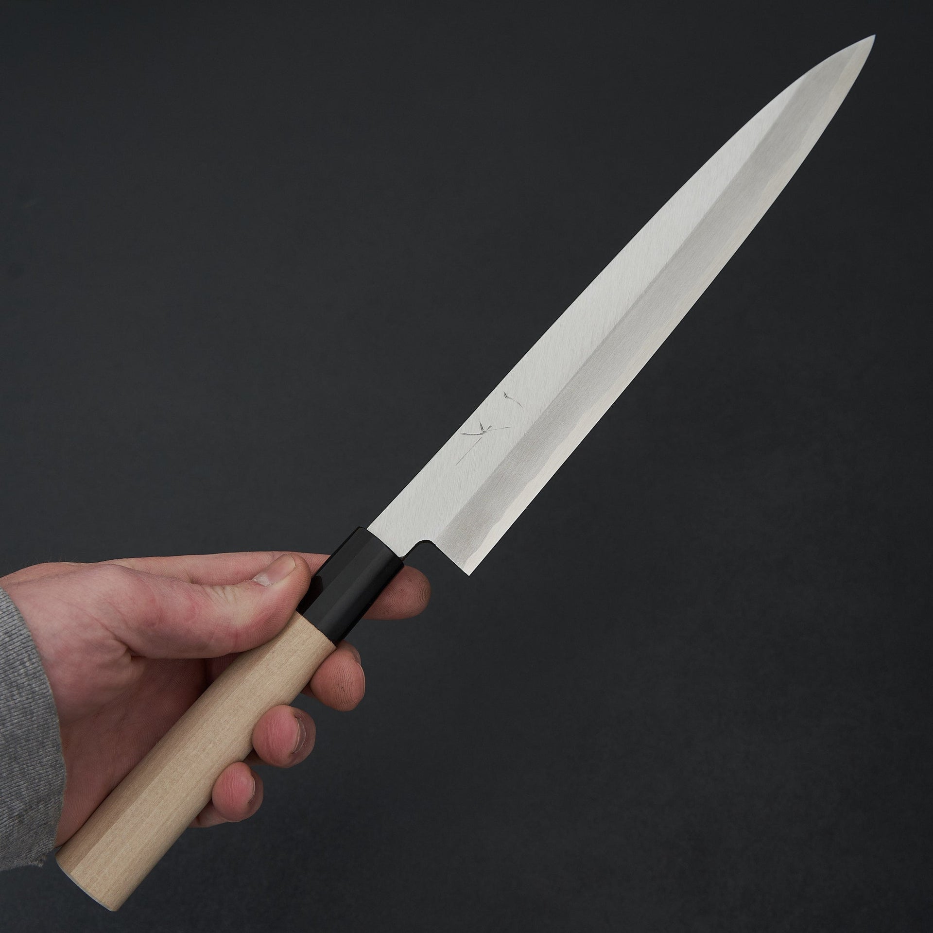 Hitohira Gorobei White #3 Yanagiba 240mm Ho Wood Handle-Knife-Hitohira-Carbon Knife Co