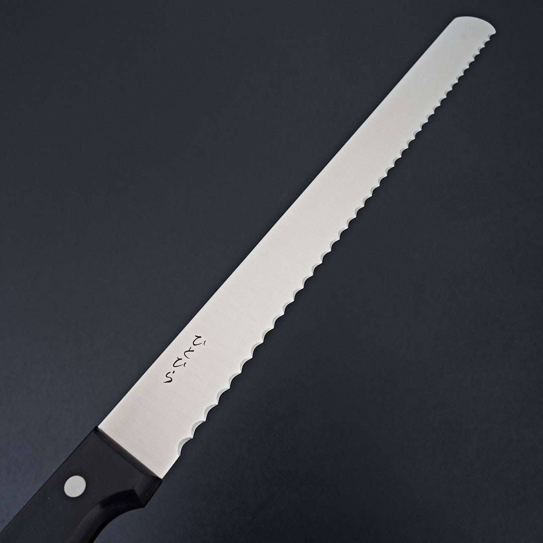 Hitohira Hiragana Bread Knife 300mm Pakka Handle-Knife-Hitohira-Carbon Knife Co