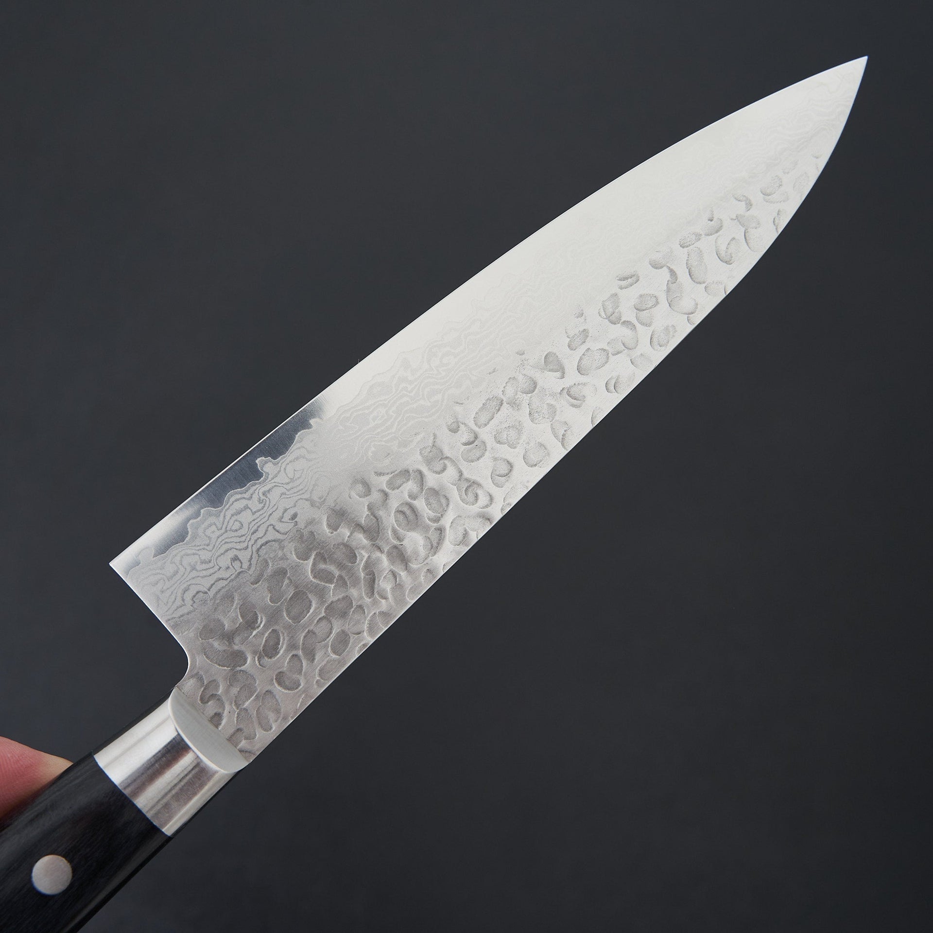 Hitohira Imojiya ST Tsuchime Damascus Gyuto 180mm Pakka Handle (Yo)-Hitohira-Carbon Knife Co