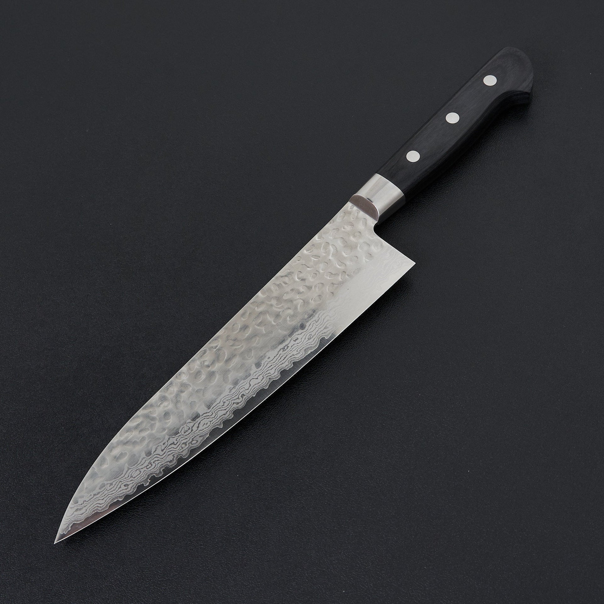 Hitohira Imojiya ST Tsuchime Damascus Gyuto 210mm Pakka Handle (Yo)-Hitohira-Carbon Knife Co