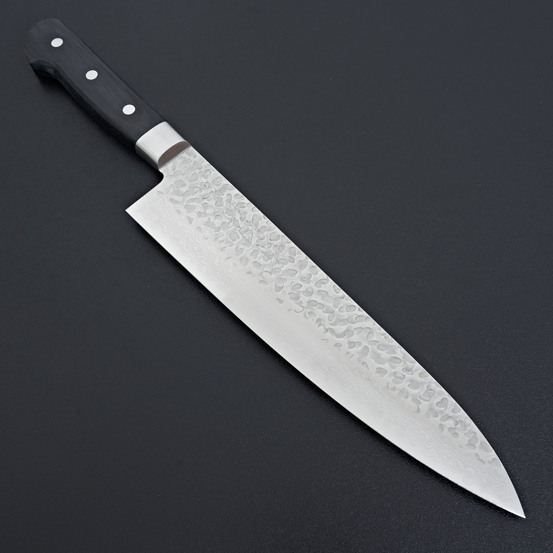 Hitohira Imojiya ST Tsuchime Damascus Gyuto 240mm Pakka Handle (Yo)-Hitohira-Carbon Knife Co