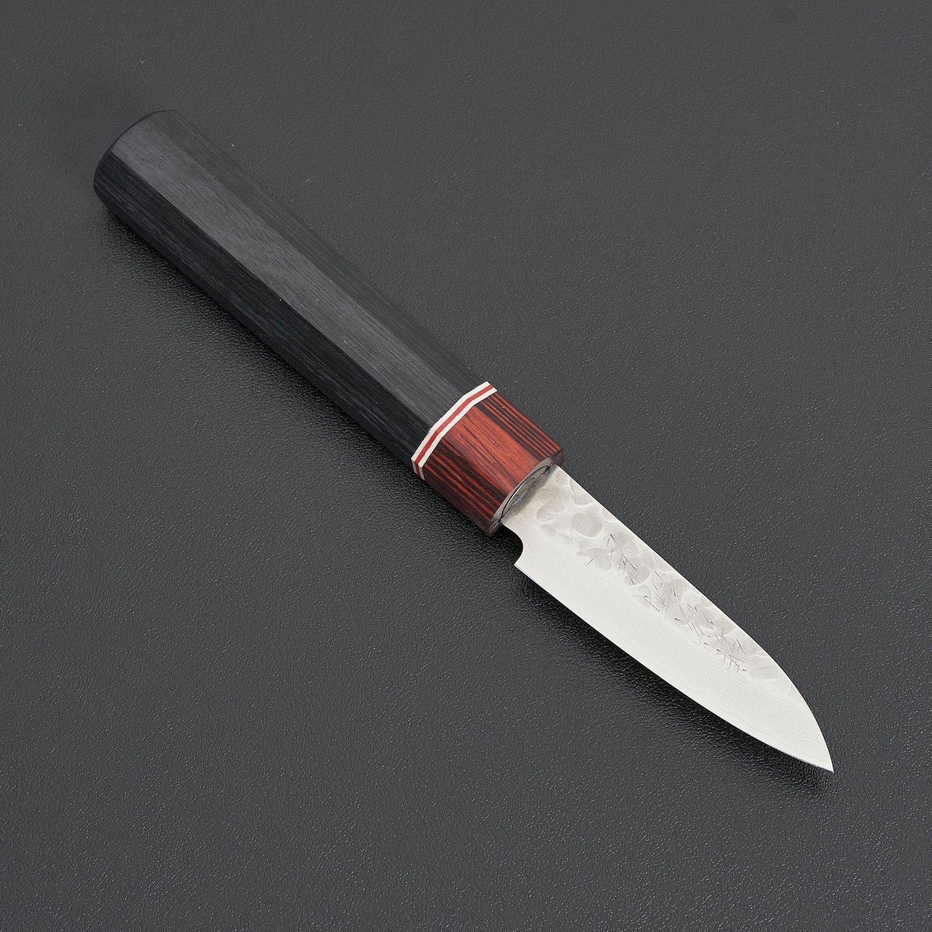 Hitohira Imojiya ST Tsuchime Damascus Paring 75mm-Knife-Hitohira-Carbon Knife Co