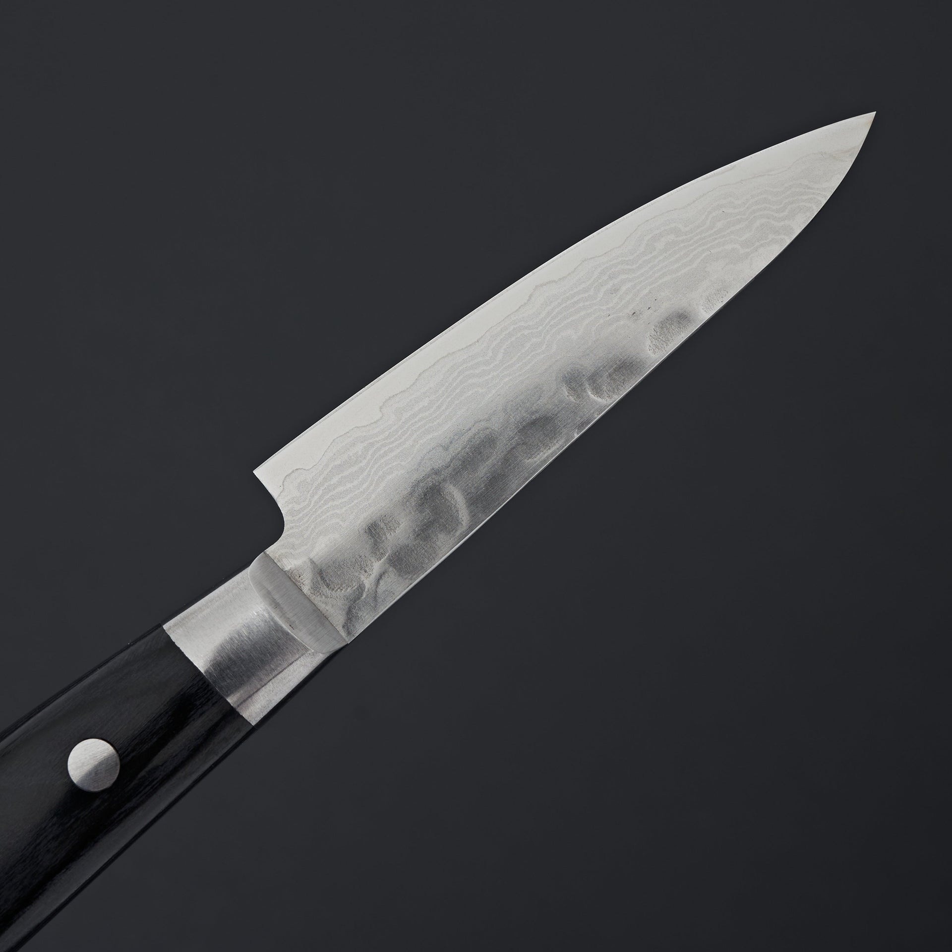 Hitohira Imojiya ST Tsuchime Damascus Paring Pakka Handle (Yo)-Knife-Hitohira-Carbon Knife Co