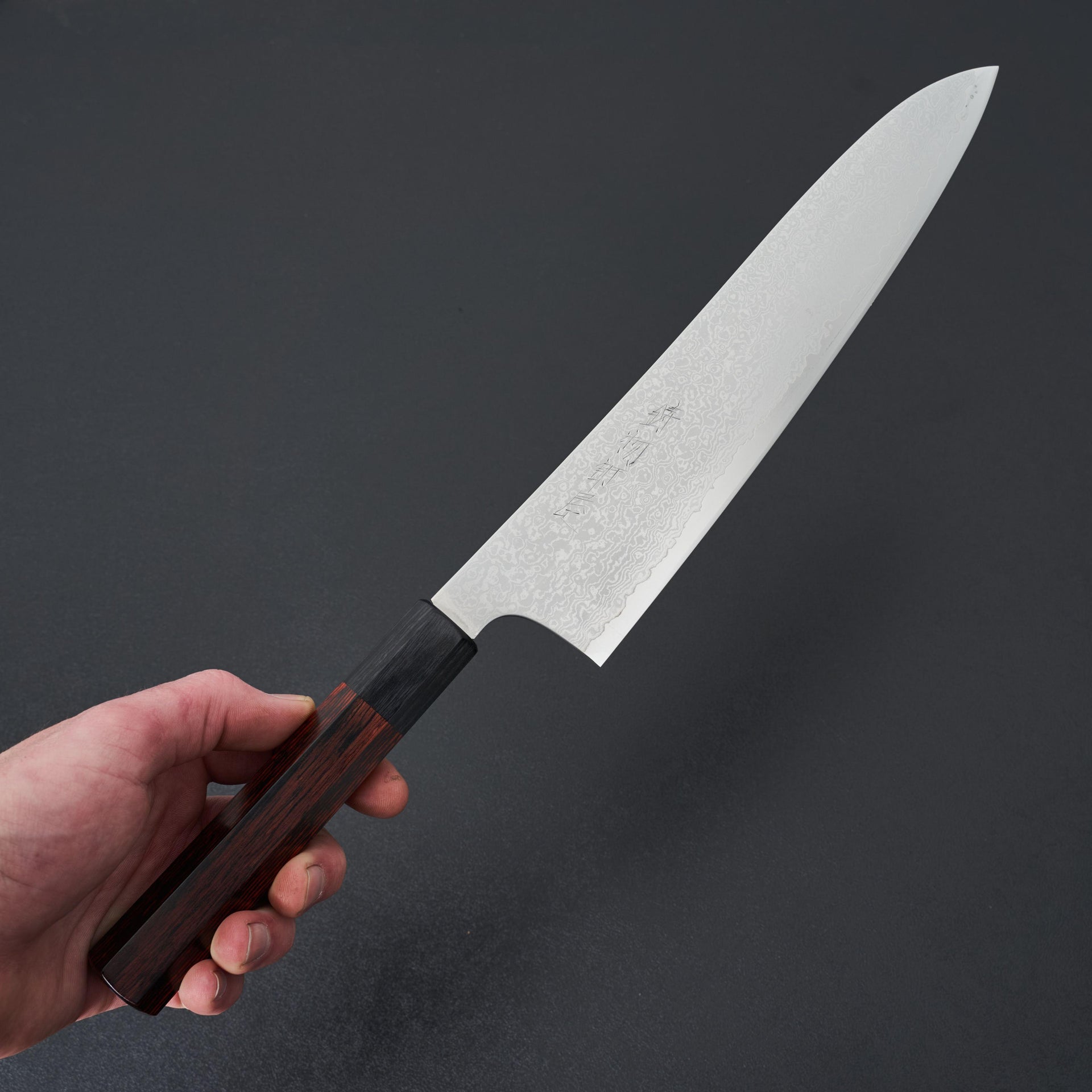 Hitohira Imojiya TH Damascus Gyuto 240mm Pakka Handle-Knife-Hitohira-Carbon Knife Co