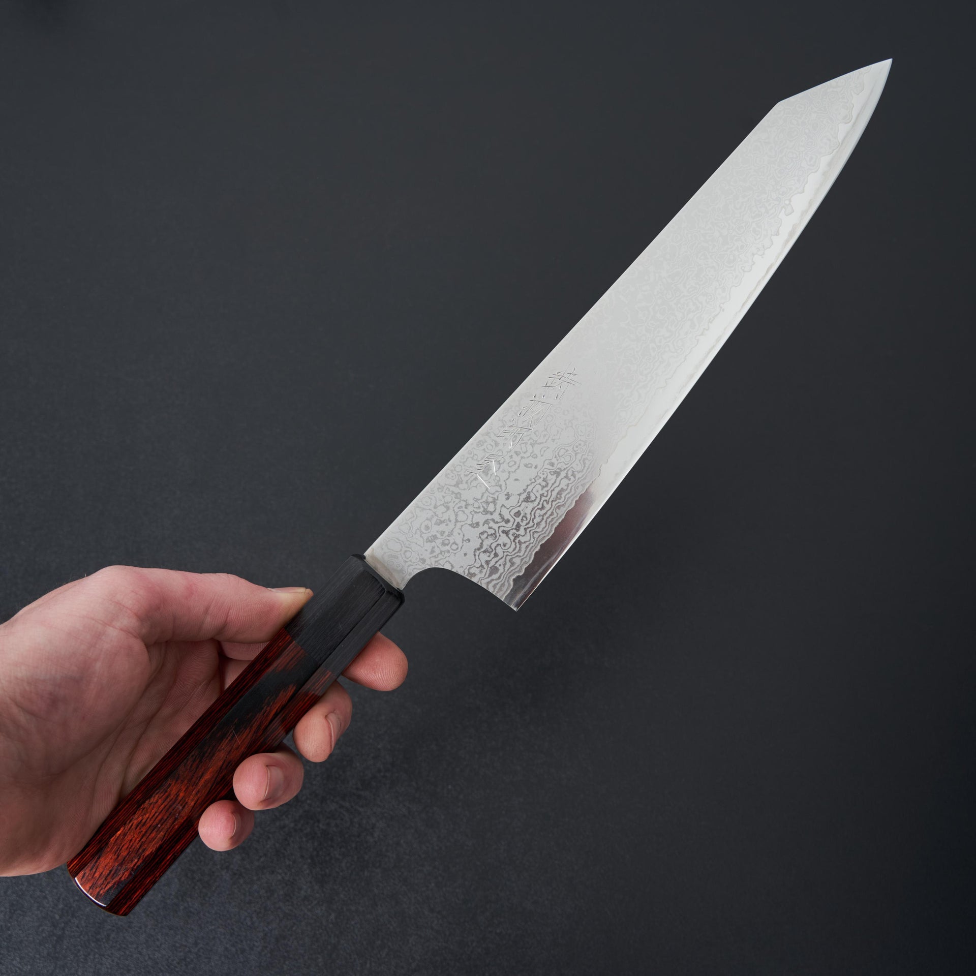 Hitohira Imojiya TH Damascus Kiritsuke Gyuto 240mm Pakka Handle-Knife-Hitohira-Carbon Knife Co