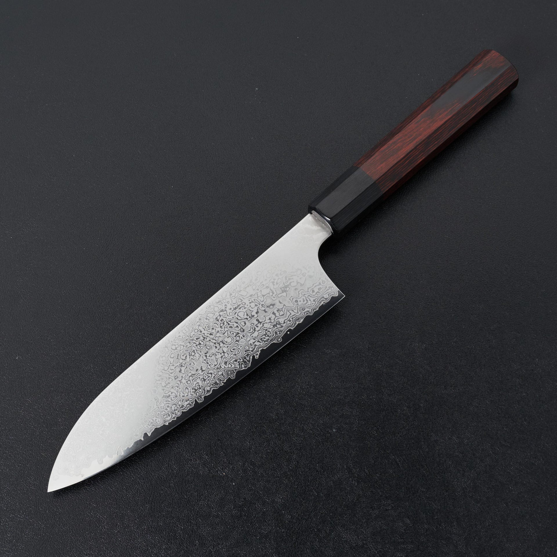 Hitohira Imojiya TH Damascus Santoku 180mm Pakka Handle-Knife-Hitohira-Carbon Knife Co
