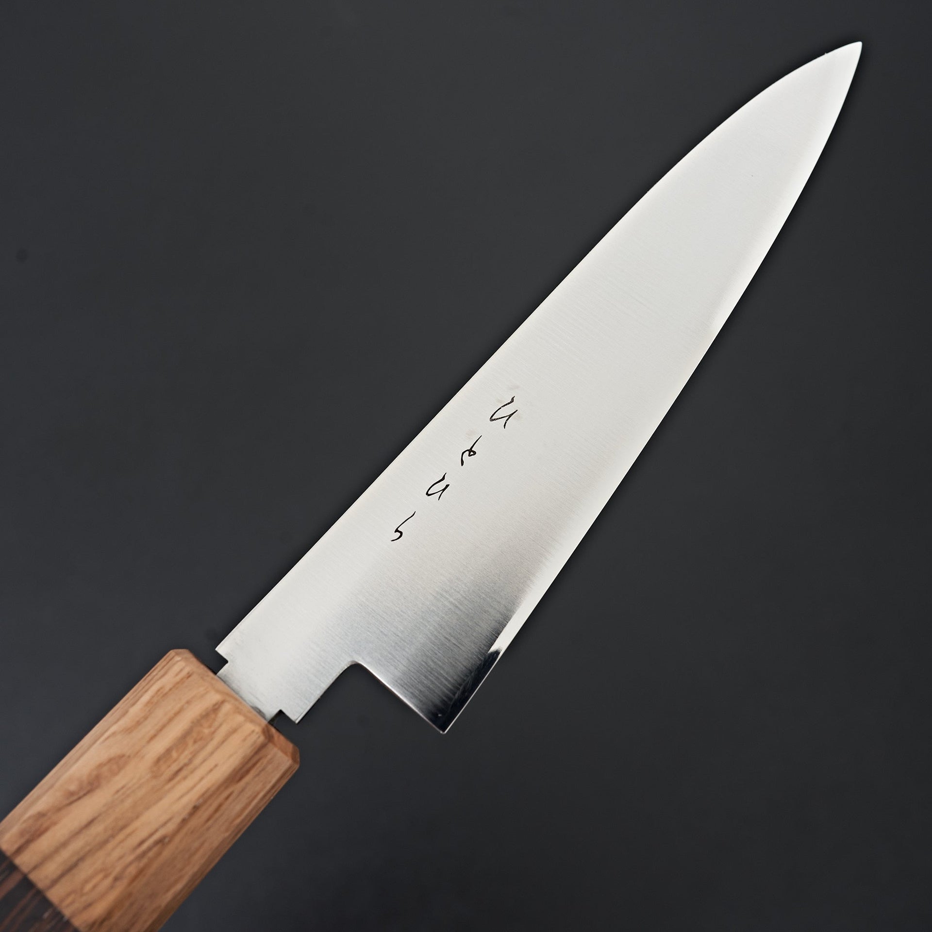 Hitohira KH Stainless Petty 120mm Wenge Handle (Oak Ferrule)-Knife-Hitohira-Carbon Knife Co