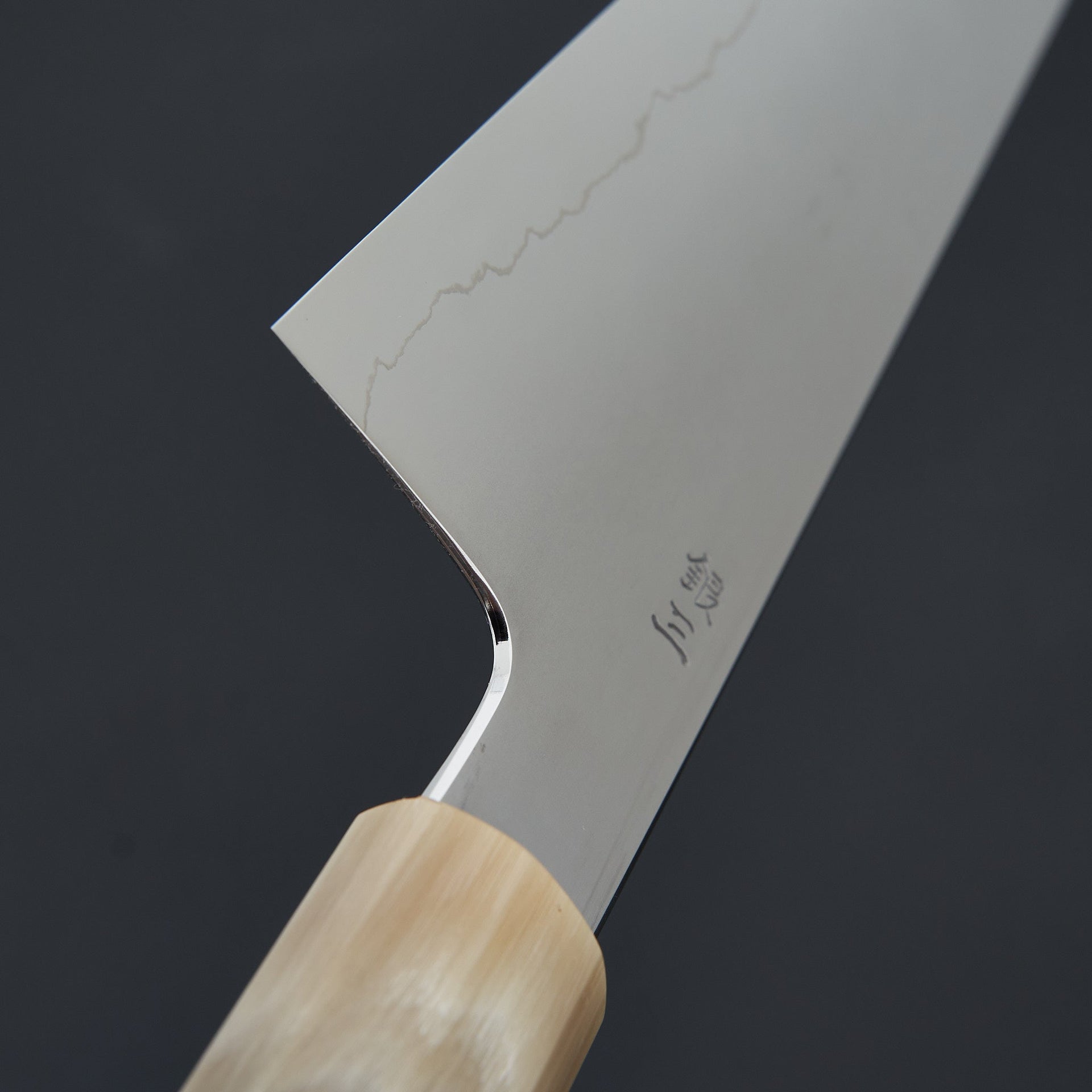 Hitohira Kikuchiyo Izo Silver #3 Gyuto 240mm Yakusugi Cedar Handle-Knife-Hitohira-Carbon Knife Co