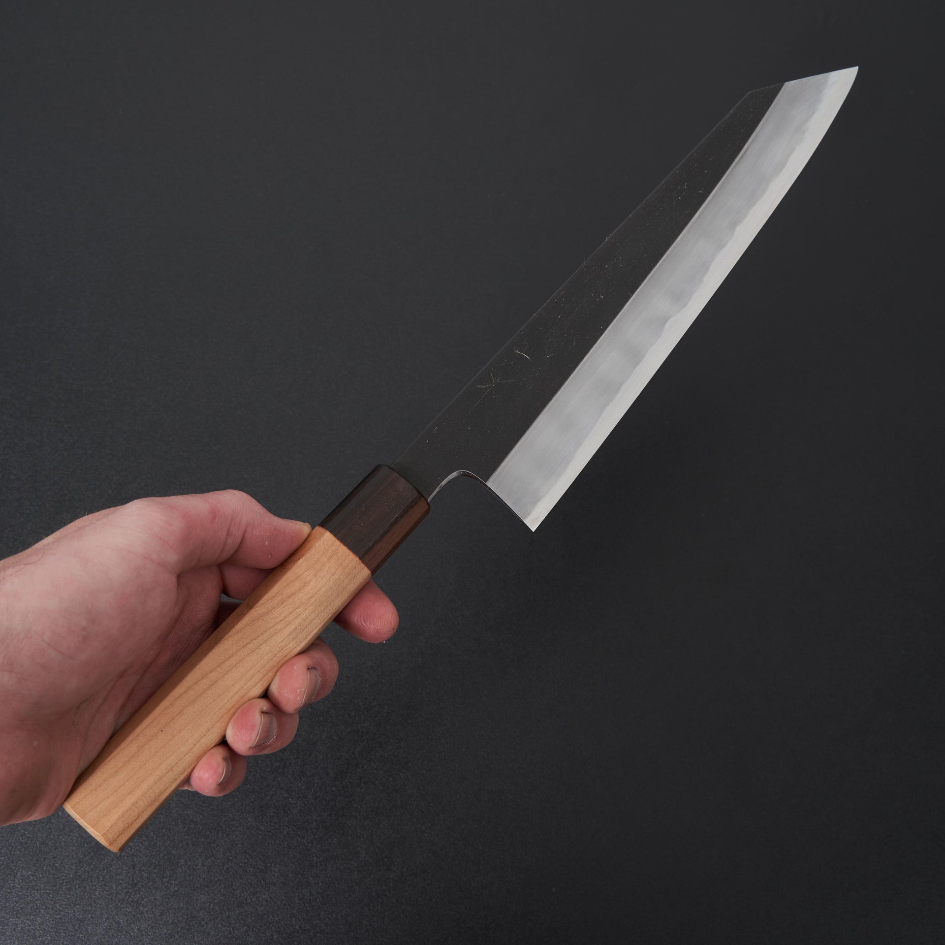 Hitohira Kikuchiyo Kyuzo White #2 Kurouchi Kiritsuke Gyuto 240mm Cherry Wood Handle-Knife-Hitohira-Carbon Knife Co