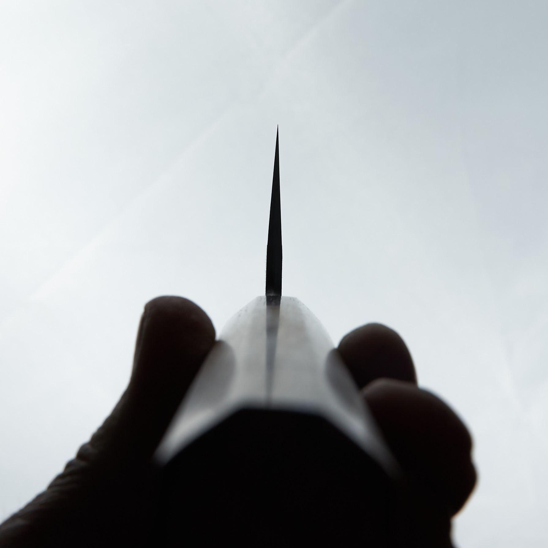 Hitohira Kikuchiyo Kyuzo White #2 Kurouchi Kiritsuke Gyuto 240mm Cherry Wood Handle-Knife-Hitohira-Carbon Knife Co