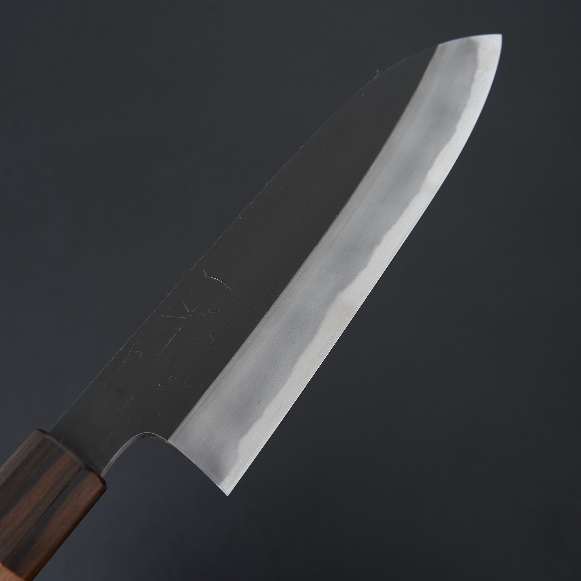Hitohira Kikuchiyo Kyuzo White #2 Kurouchi Santoku 180mm Cherry Wood Handle-Knife-Hitohira-Carbon Knife Co