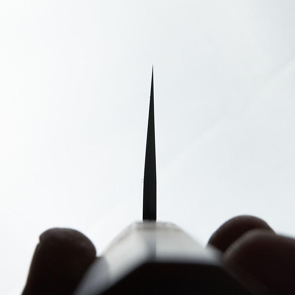 Hitohira Kikuchiyo Kyuzo White #2 Migaki Kiritsuke Gyuto 240mm Cherry Wood Handle-Knife-Hitohira-Carbon Knife Co