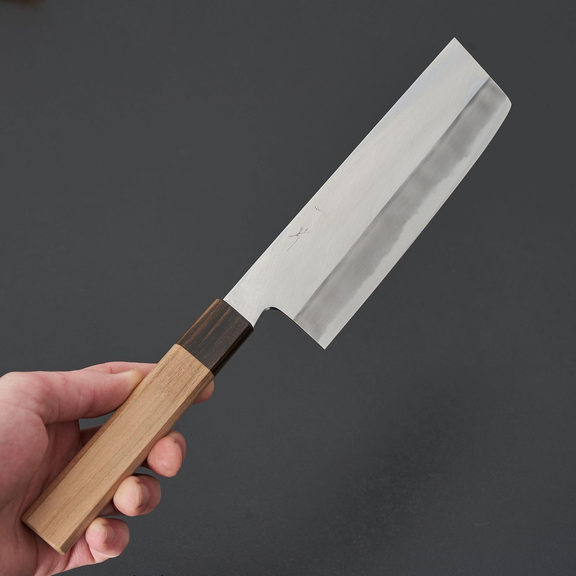 Hitohira Kikuchiyo Kyuzo White #2 Migaki Nakiri 180mm Cherry Wood-Knife-Hitohira-Carbon Knife Co