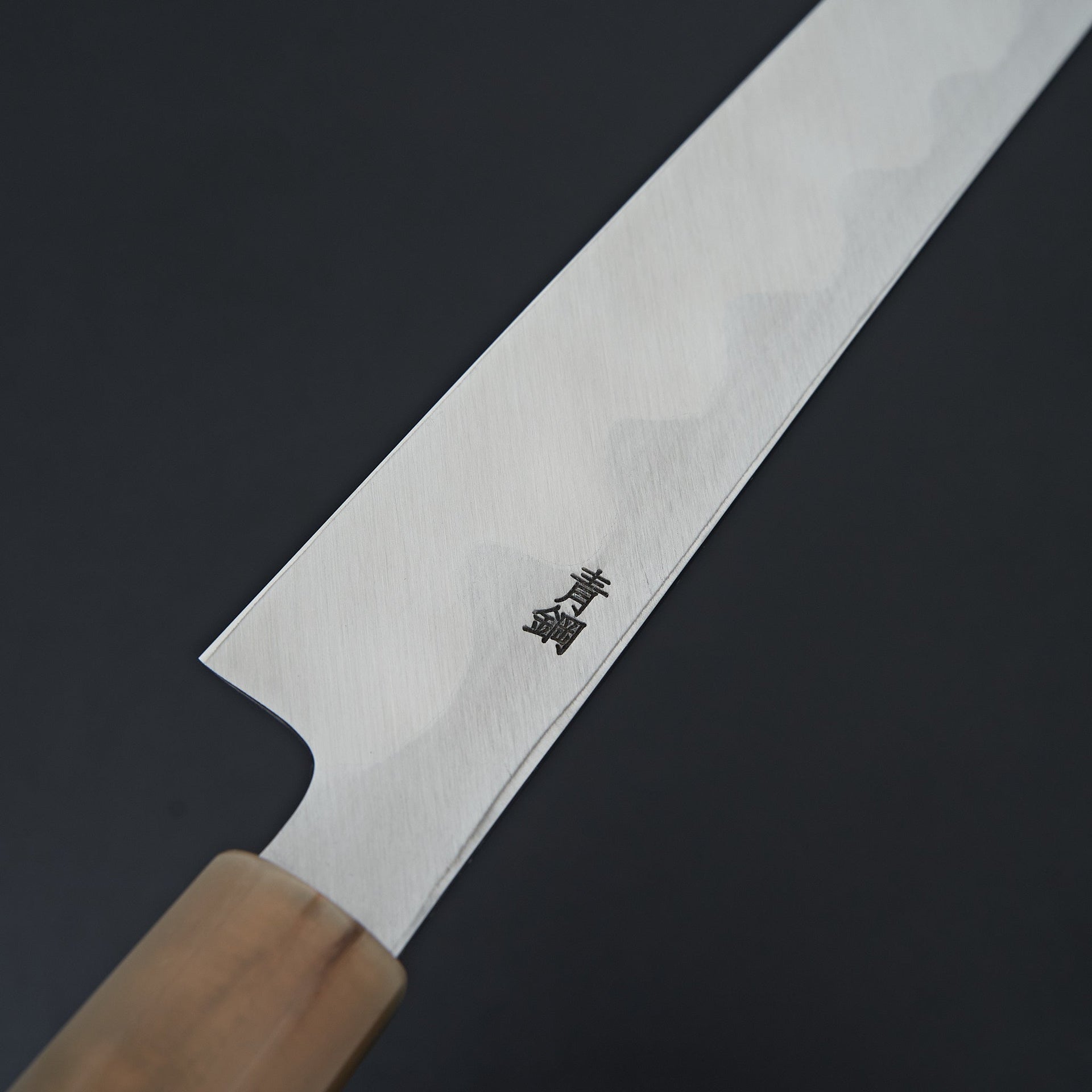 Hitohira Kikuchiyo Manzo Blue #2 Yanagi Sakimaru 300mm Ebony Handle (Saya)-Knife-Hitohira-Carbon Knife Co