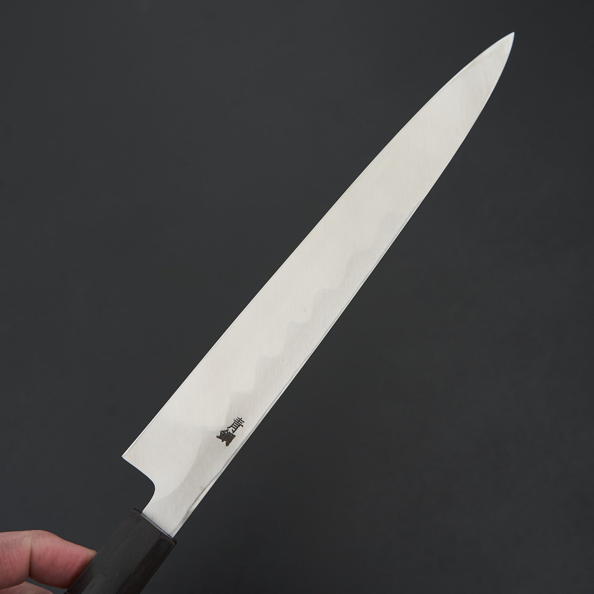 Hitohira Kikuchiyo Manzo Blue #2 Yanagiba 240mm Ebony Handle (Saya)-Knife-Hitohira-Carbon Knife Co