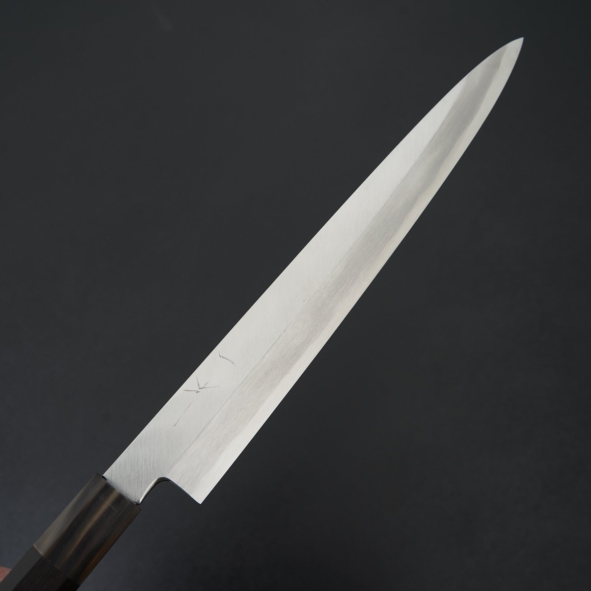 Hitohira Kikuchiyo Manzo Blue #2 Yanagiba 270mm Ebony Handle (Saya)-Knife-Hitohira-Carbon Knife Co
