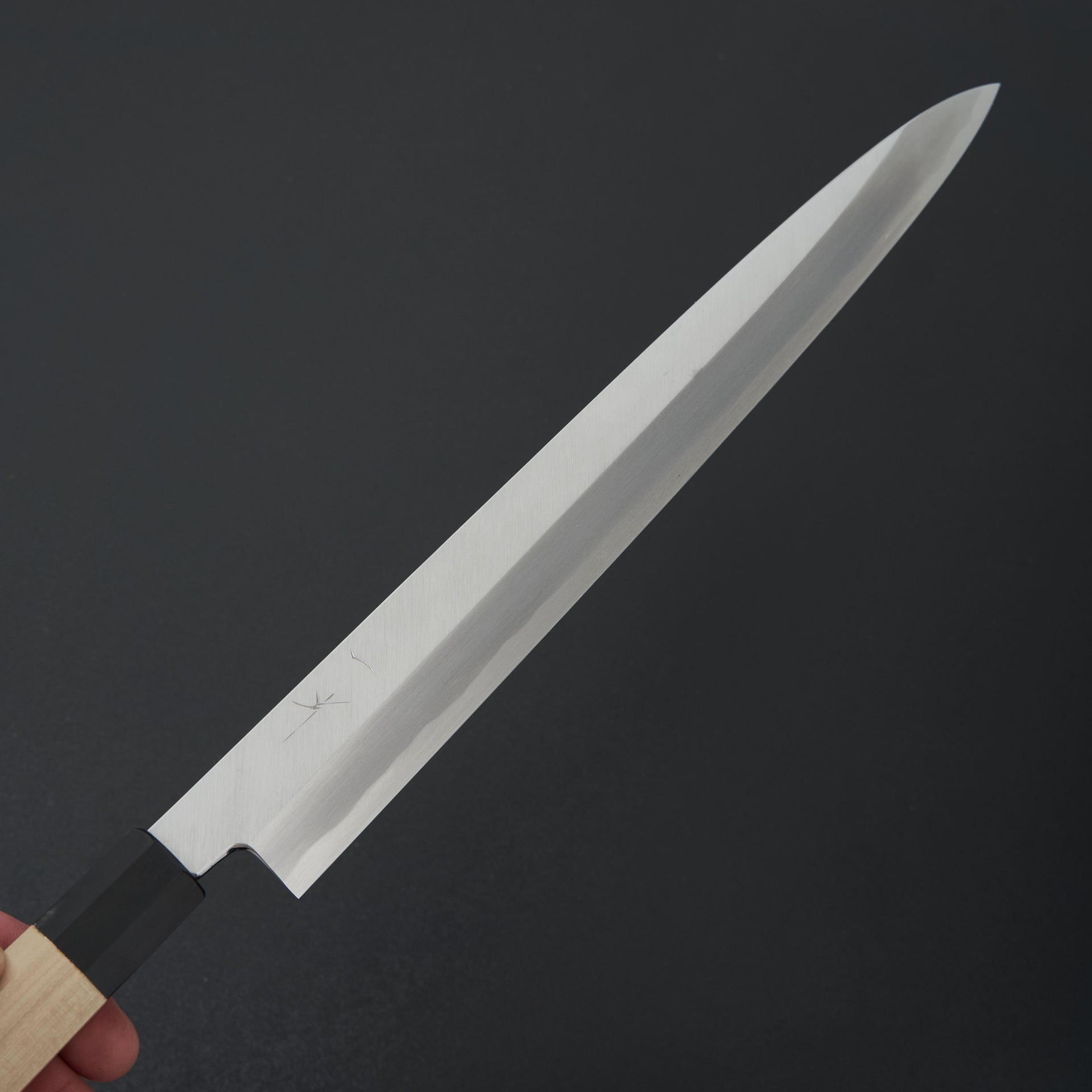 Hitohira Kikuchiyo Manzo Blue #2 Yanagiba 330mm Ho Wood Handle (Saya)-Knife-Hitohira-Carbon Knife Co