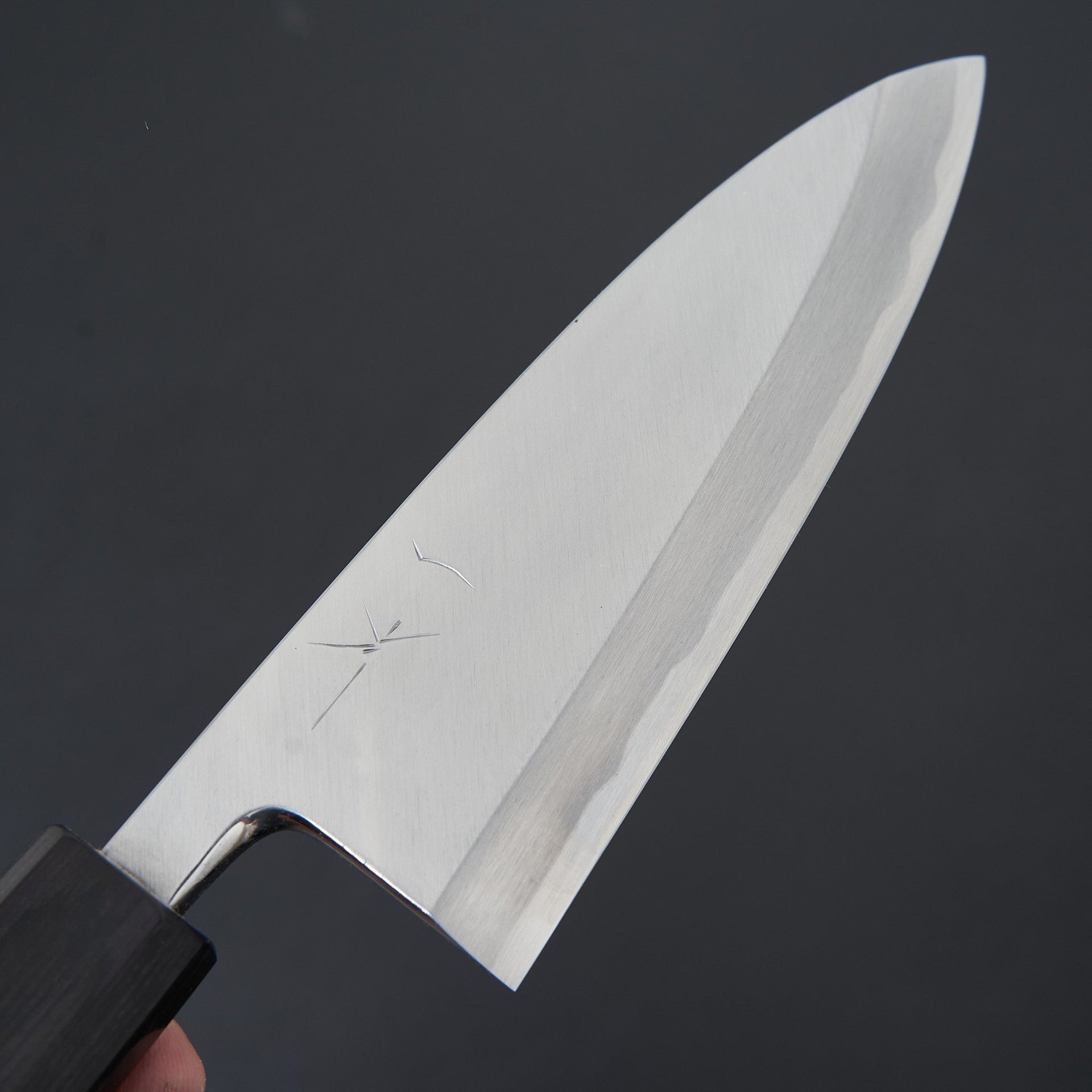 Hitohira Kikuchiyo Manzo White #3 Deba 150mm Walnut Handle (Saya)-Knife-Hitohira-Carbon Knife Co