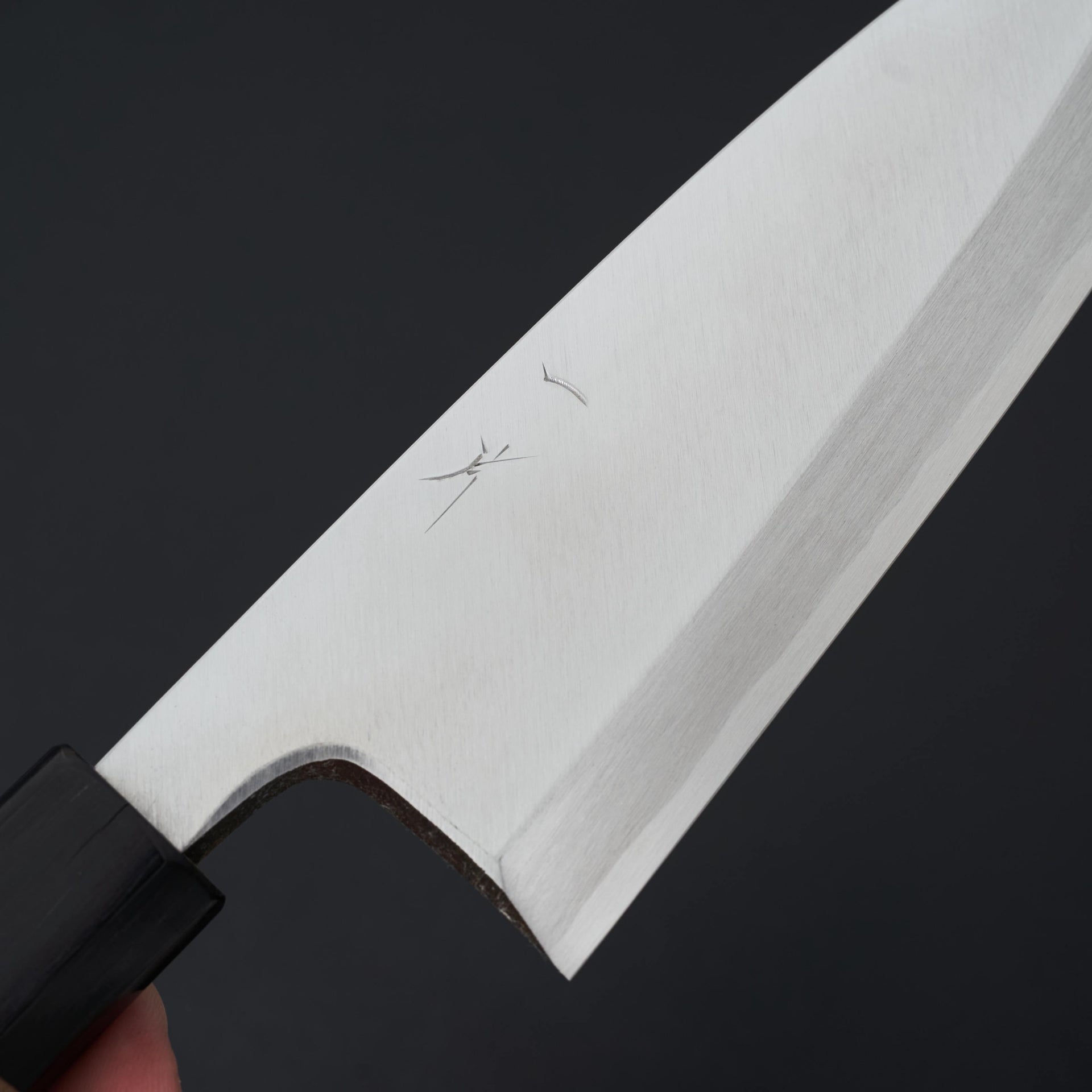 Hitohira Kikuchiyo Manzo White #3 Deba 180mm Walnut Handle (Saya)-Hitohira-Carbon Knife Co