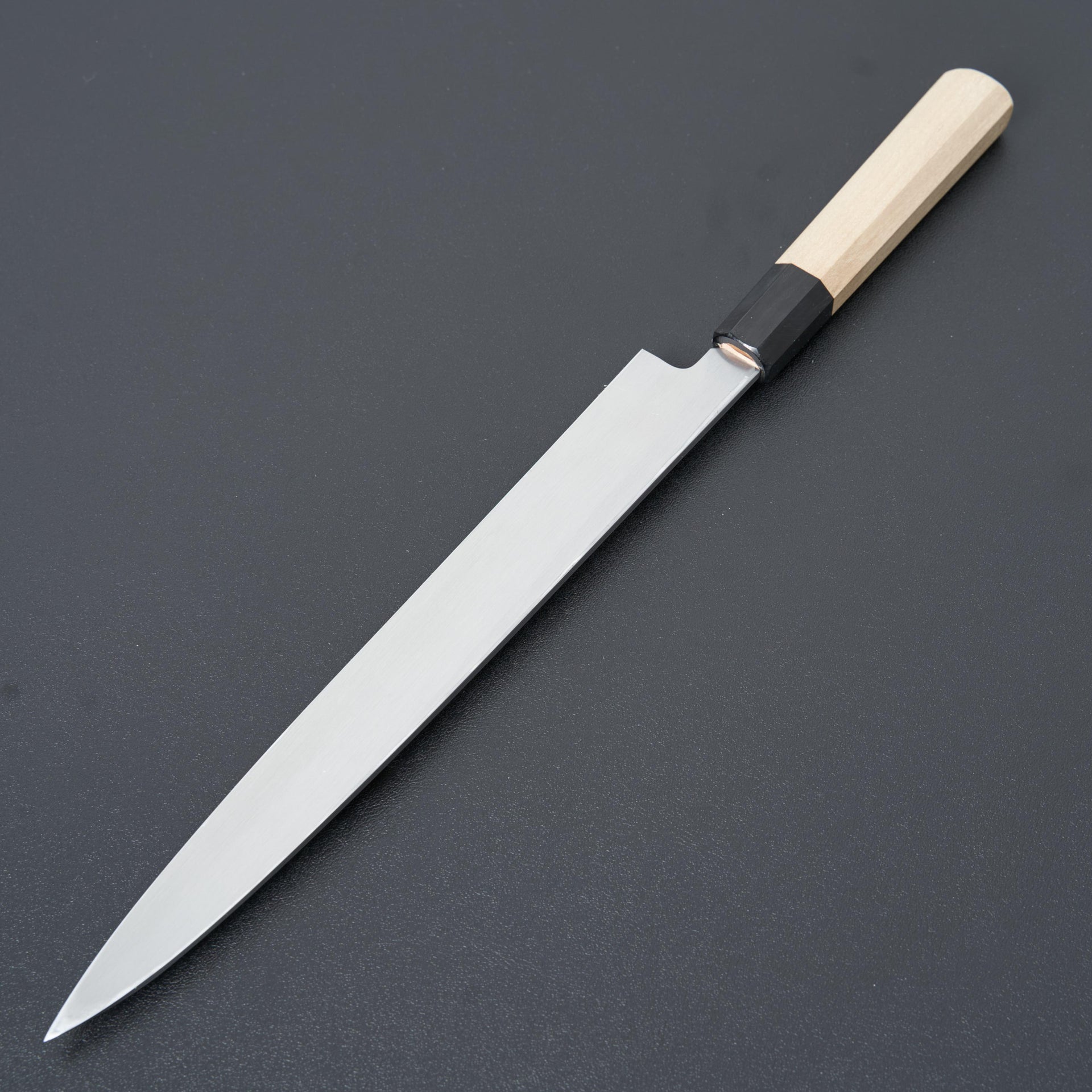 Hitohira Kikuchiyo Manzo White #3 Left-Handed Yanagiba 270mm Ho Wood Handle-Knife-Hitohira-Carbon Knife Co