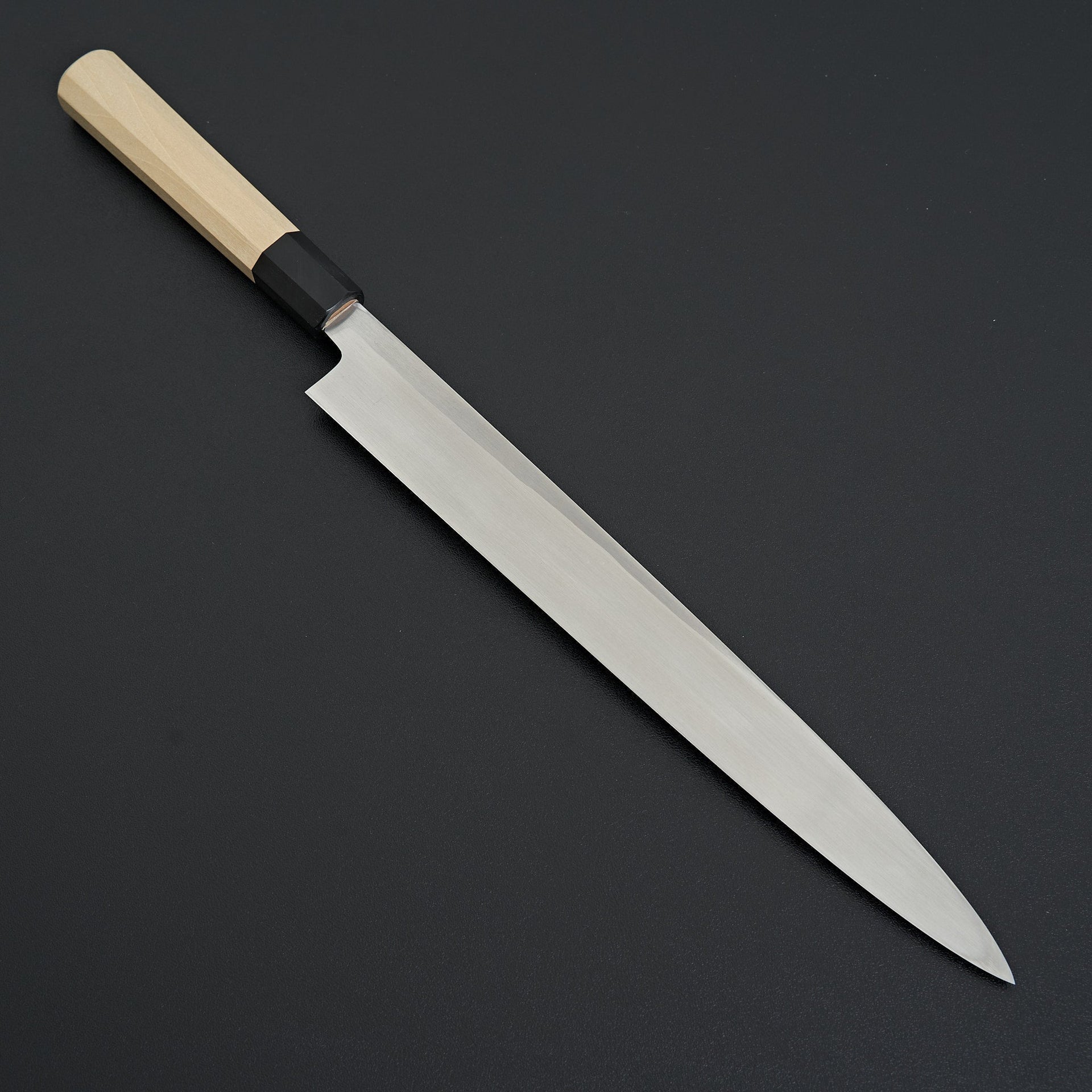 Hitohira Kikuchiyo Manzo White #3 Left-Handed Yanagiba 300mm Ho Wood Handle-Knife-Hitohira-Carbon Knife Co
