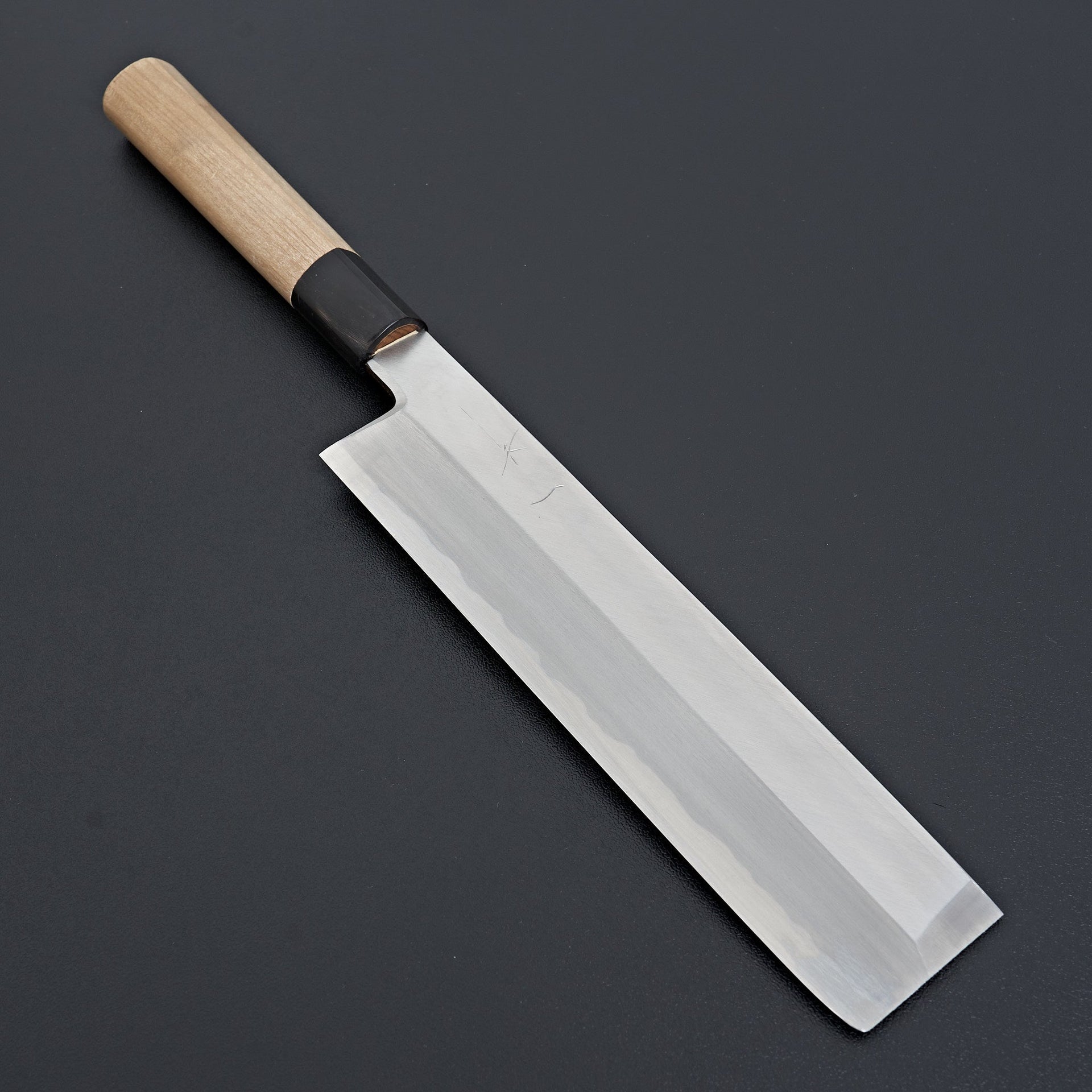Hitohira Kikuchiyo Manzo White #3 Usuba 210mm Ho Wood Handle (D-Shape)-Knife-Hitohira-Carbon Knife Co