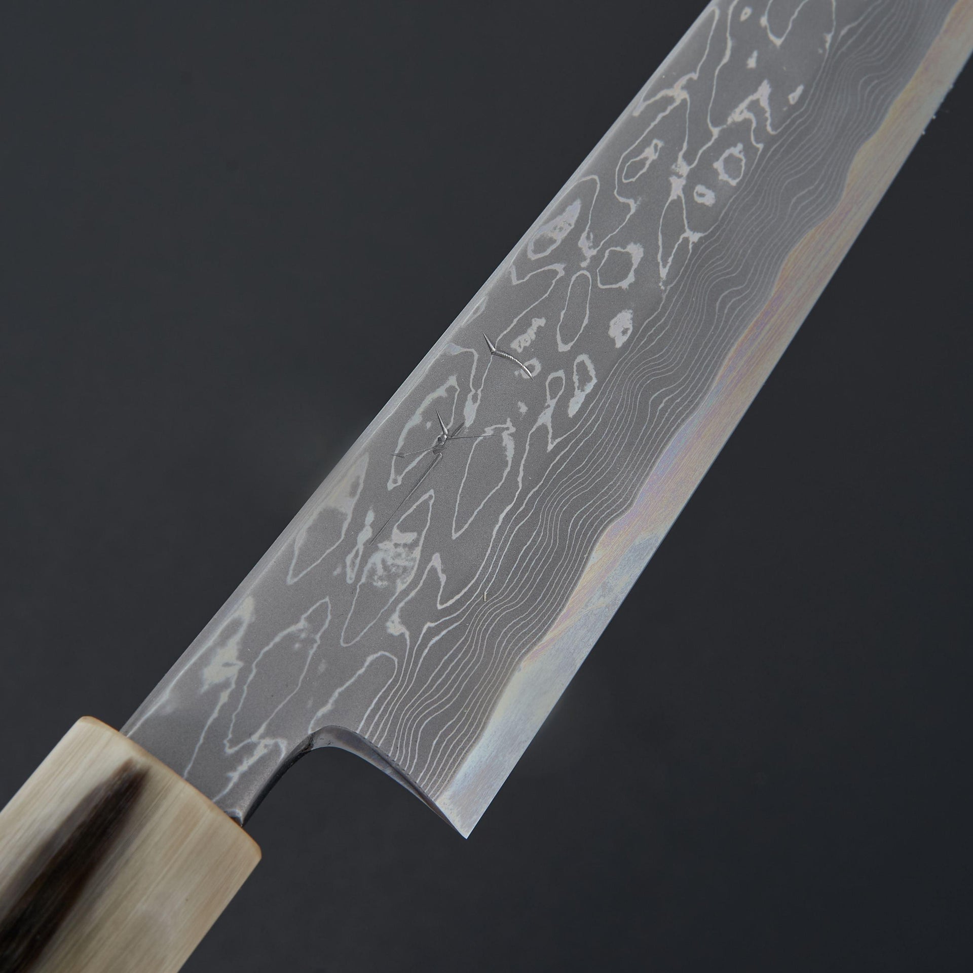 Hitohira Kikuchiyo Mosuke Kikko Blue #1 Yanagi Sakimaru 300mm Ziricote Handle (Saya)-Knife-Hitohira-Carbon Knife Co