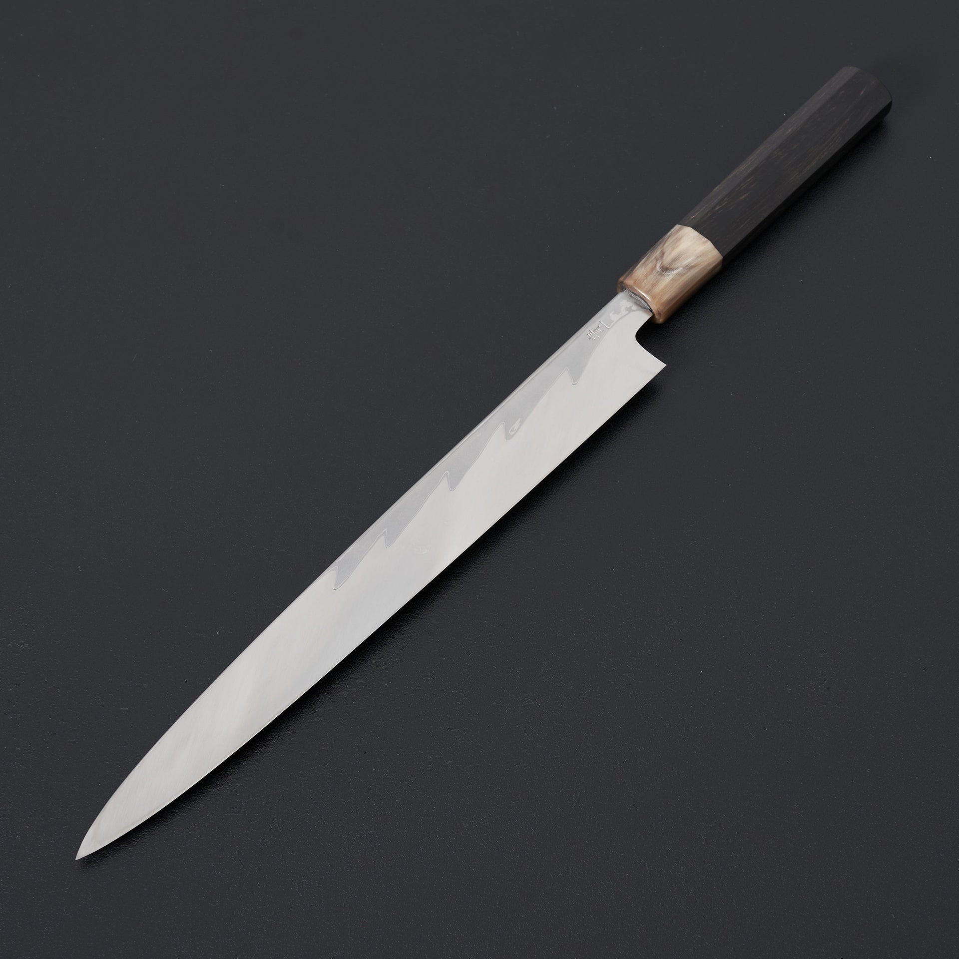 Hitohira Kikuchiyo Mosuke Kikko Blue #1 Yanagiba 300mm Ebony Handle (Saya)-Knife-Hitohira-Carbon Knife Co