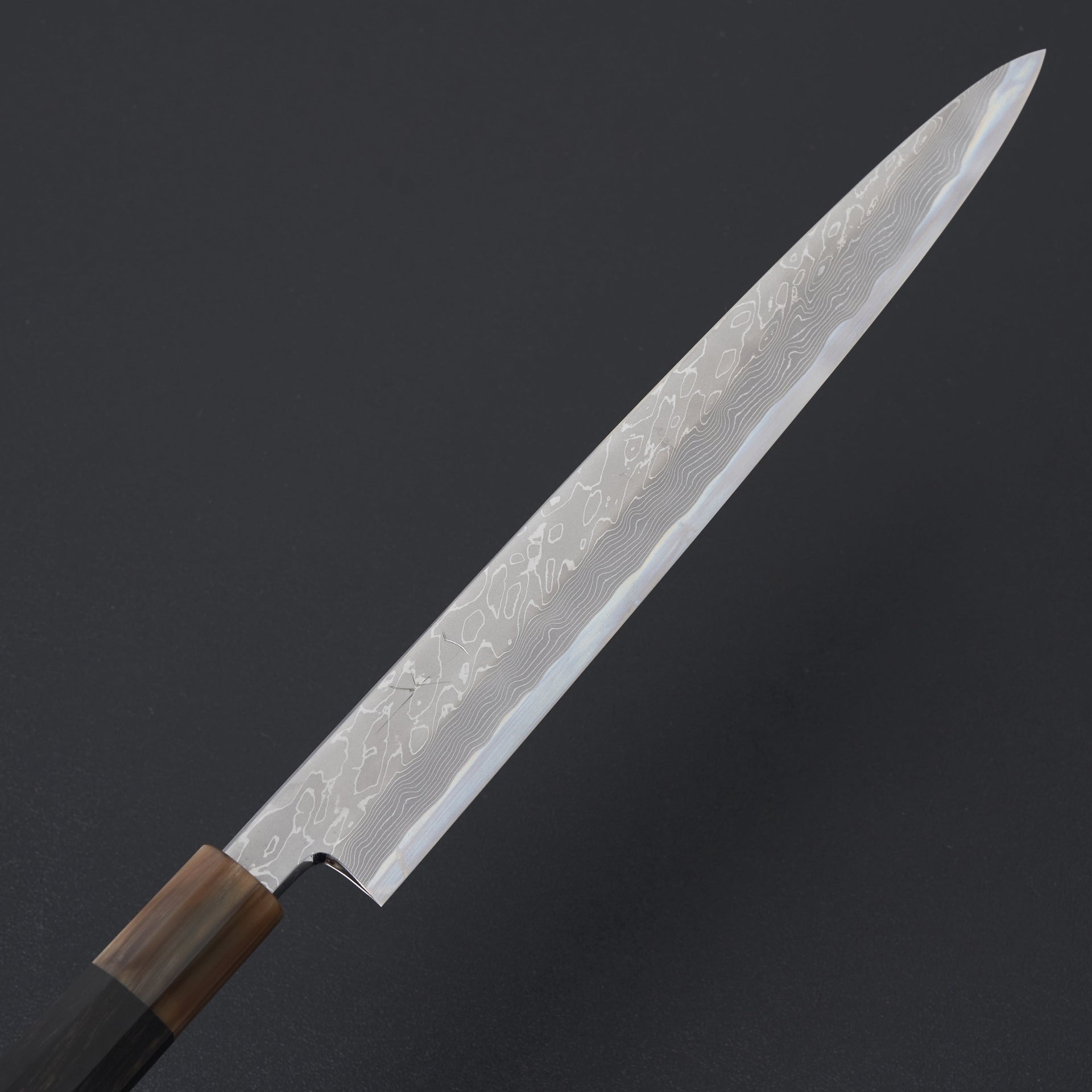 Hitohira Kikuchiyo Mosuke Kikko Blue #1 Yanagiba 300mm Ebony Handle (Saya)-Knife-Hitohira-Carbon Knife Co