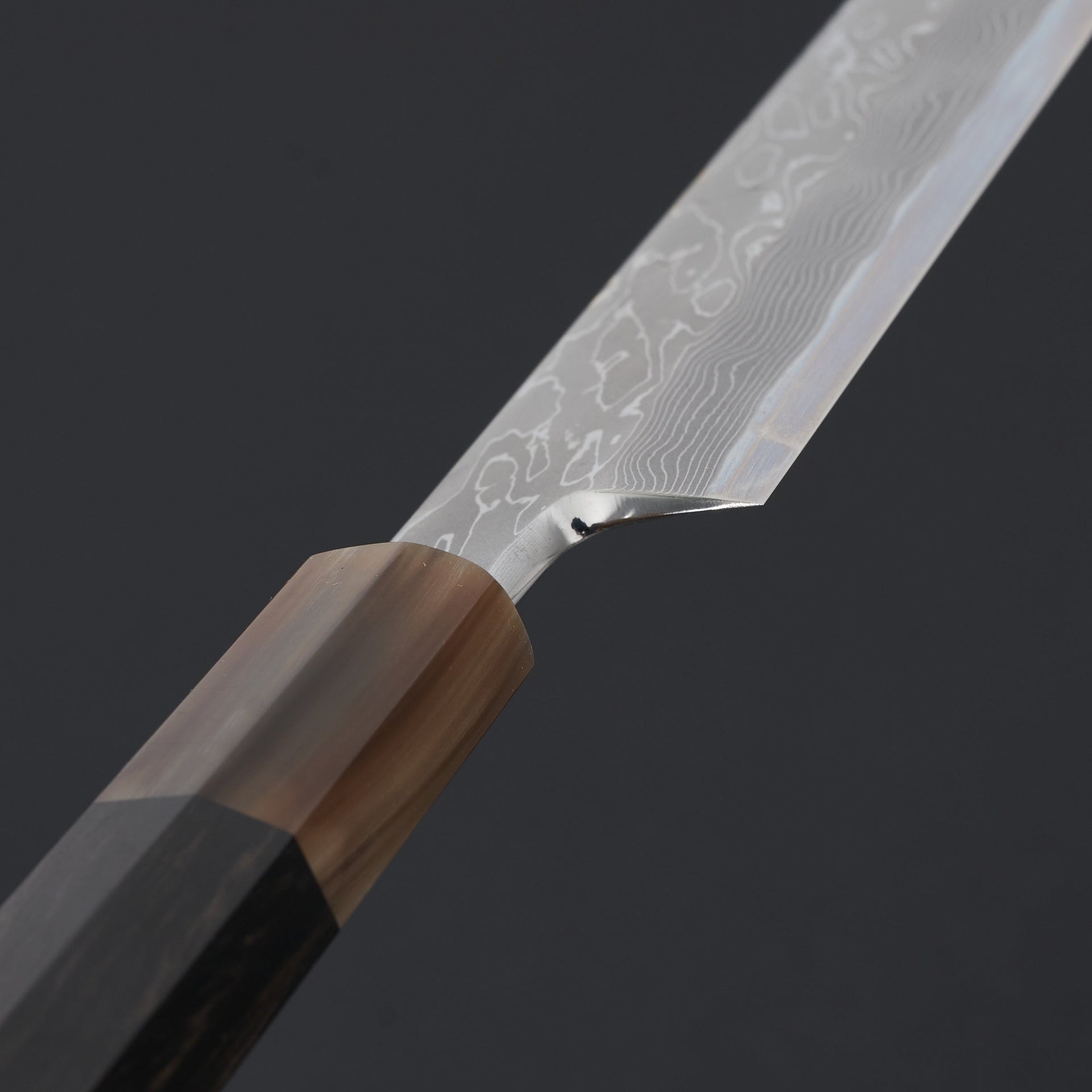 Hitohira Kikuchiyo Mosuke Kikko Blue #1 Yanagiba 300mm Ebony Handle (Saya)-Knife-Hitohira-Carbon Knife Co