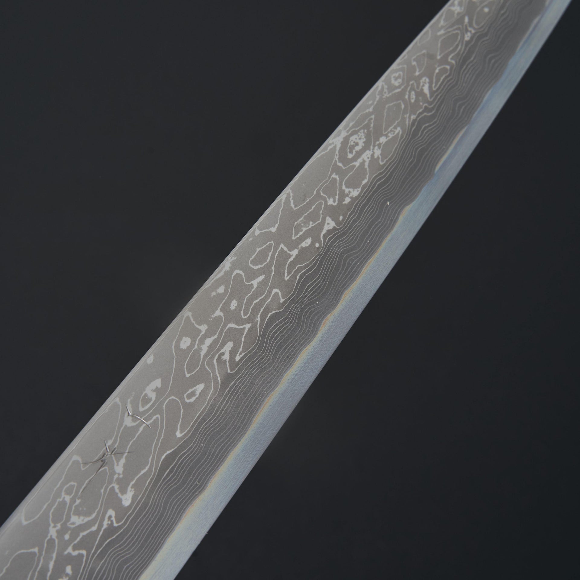 Hitohira Kikuchiyo Mosuke Kikko Blue #1 Yanagiba 300mm Ziricote Handle (Saya)-Knife-Hitohira-Carbon Knife Co