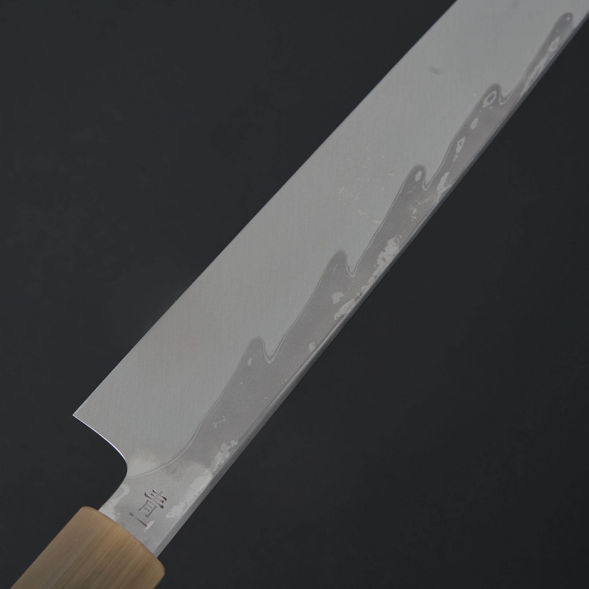Hitohira Kikuchiyo Mosuke Kikko Blue #1 Yanagiba 300mm Ziricote Handle (Saya)-Knife-Hitohira-Carbon Knife Co