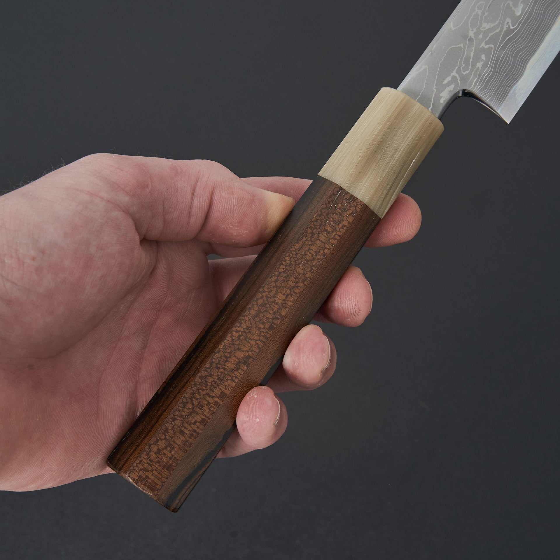 Hitohira Kikuchiyo Mosuke Kikko Blue #1 Yanagiba 300mm Ziricote Handle (Saya)-Knife-Hitohira-Carbon Knife Co