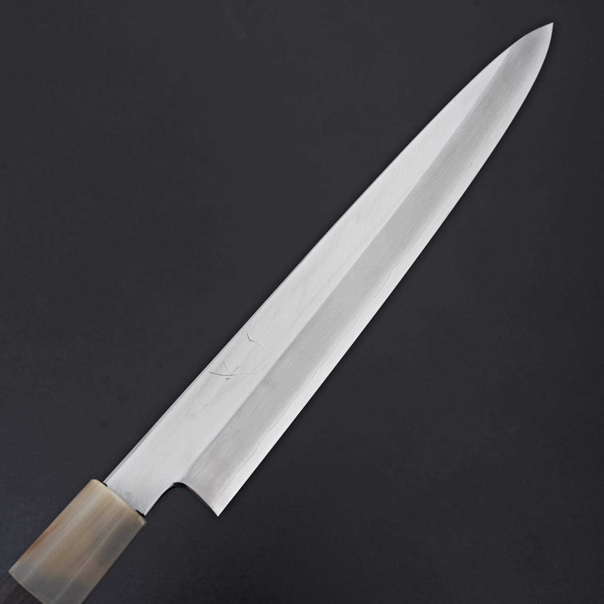 Hitohira Kikuchiyo Mosuke Silver #3 Yanagiba 270mm Ebony Handle (Saya)-Knife-Hitohira-Carbon Knife Co