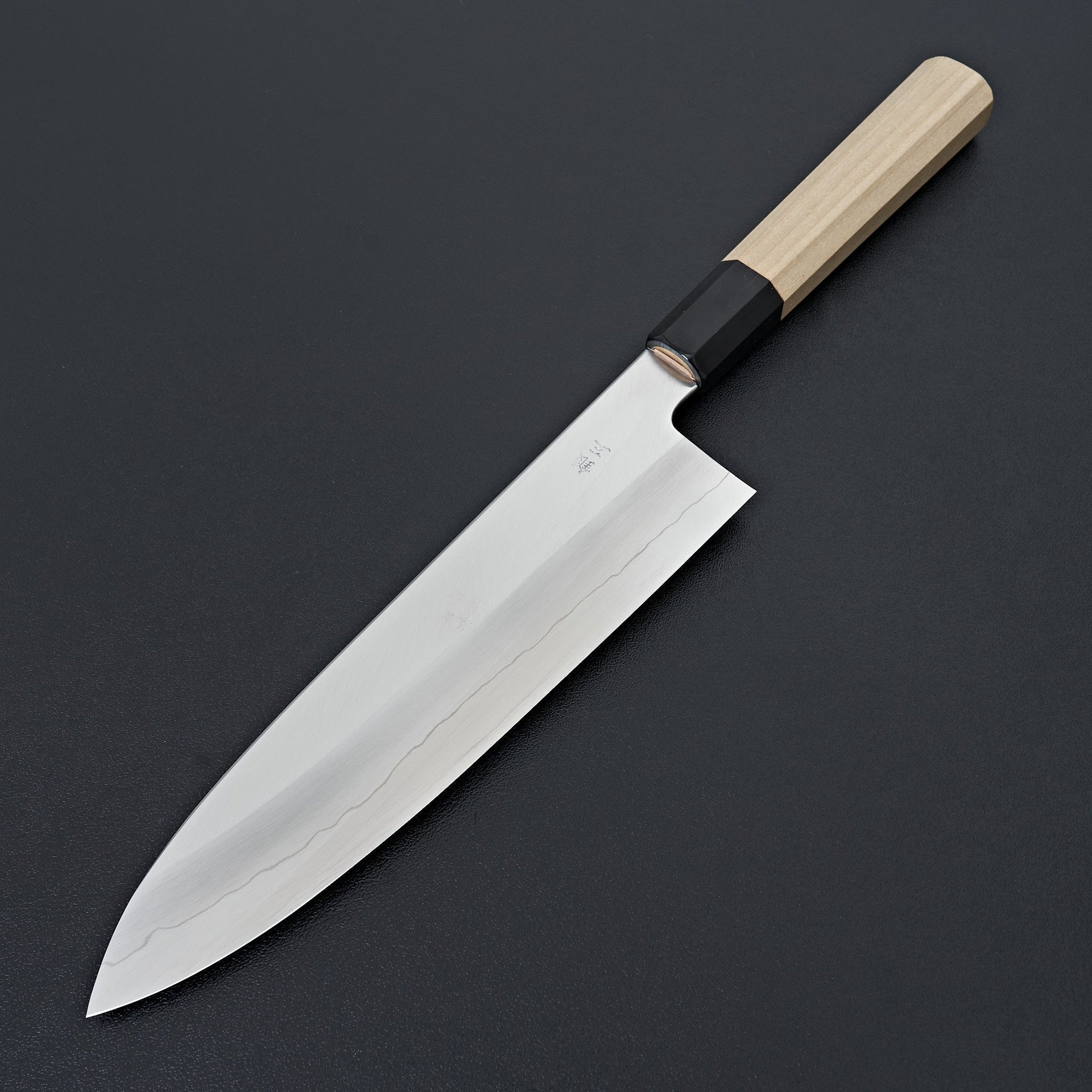 Hitohira Kikuchiyo Ren Silver #3 Gyuto 210mm-Knife-Hitohira-Carbon Knife Co