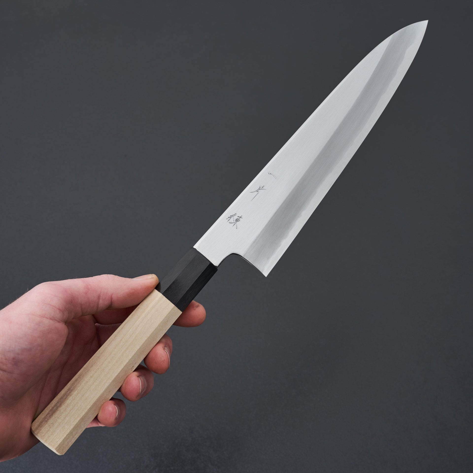 Hitohira Kikuchiyo Ren White #2 Gyuto 210mm-Knife-Hitohira-Carbon Knife Co