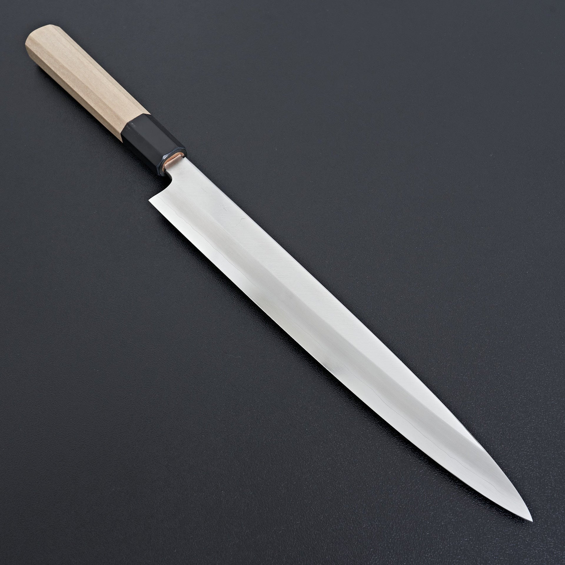 Hitohira Kikuchiyo Rikichi Silver #3 Yanagiba 240mm Ho Wood Handle (Saya)-Knife-Hitohira-Carbon Knife Co