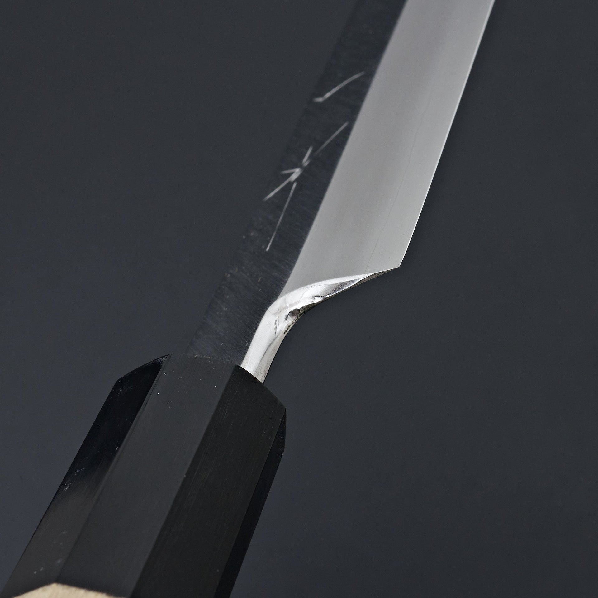 Hitohira Kikuchiyo Rikichi Silver #3 Yanagiba 300mm Ho Wood Handle (Saya)-Knife-Hitohira-Carbon Knife Co