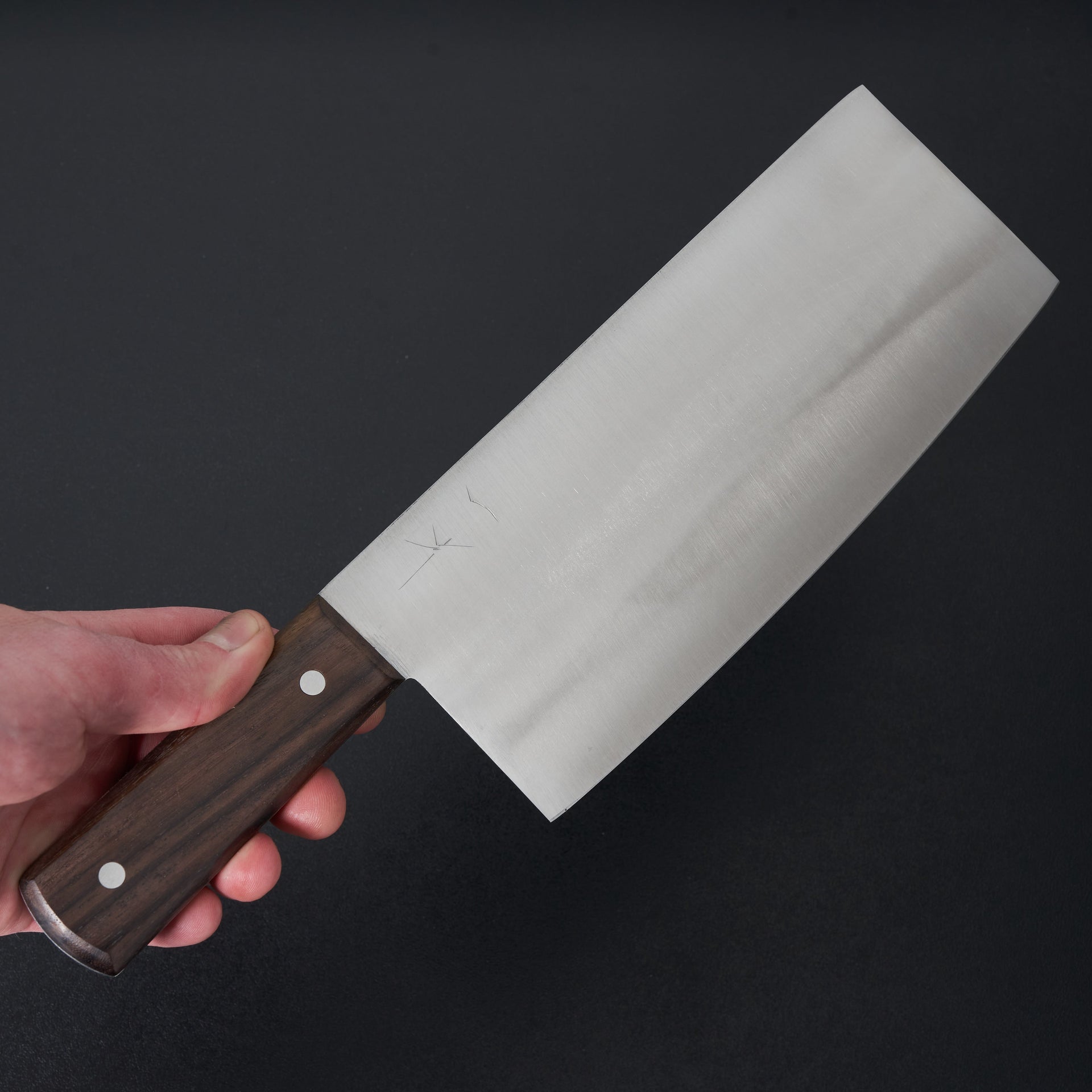 Hitohira Nihonko Carbon Chinese Cleaver 220mm Rosewood Handle-Knife-Hitohira-Carbon Knife Co
